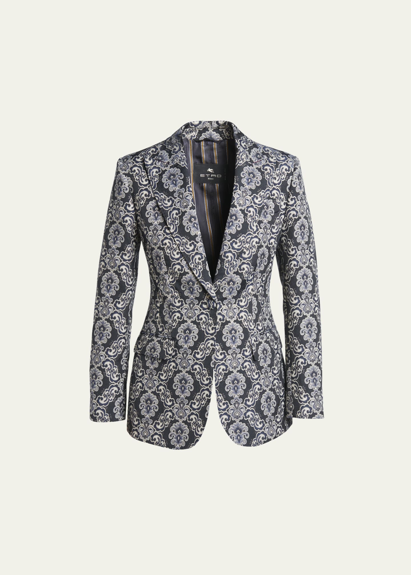 Women's black shop brocade jacket