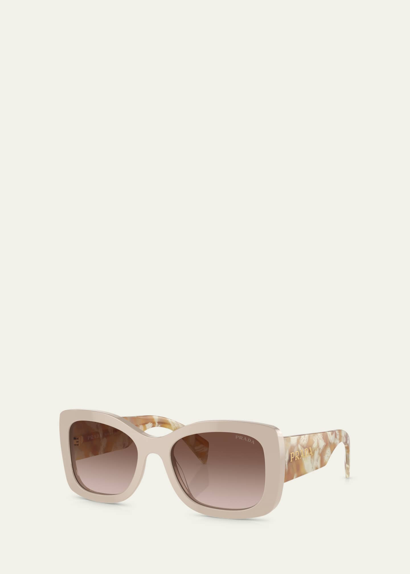 Prada Gradient Acetate Oval Sunglasses Bergdorf Goodman
