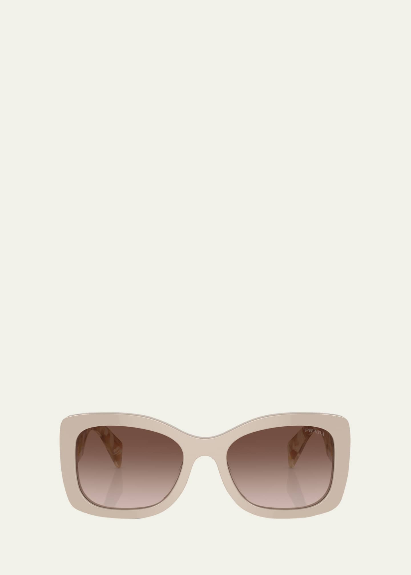 Prada Gradient Acetate Oval Sunglasses Bergdorf Goodman