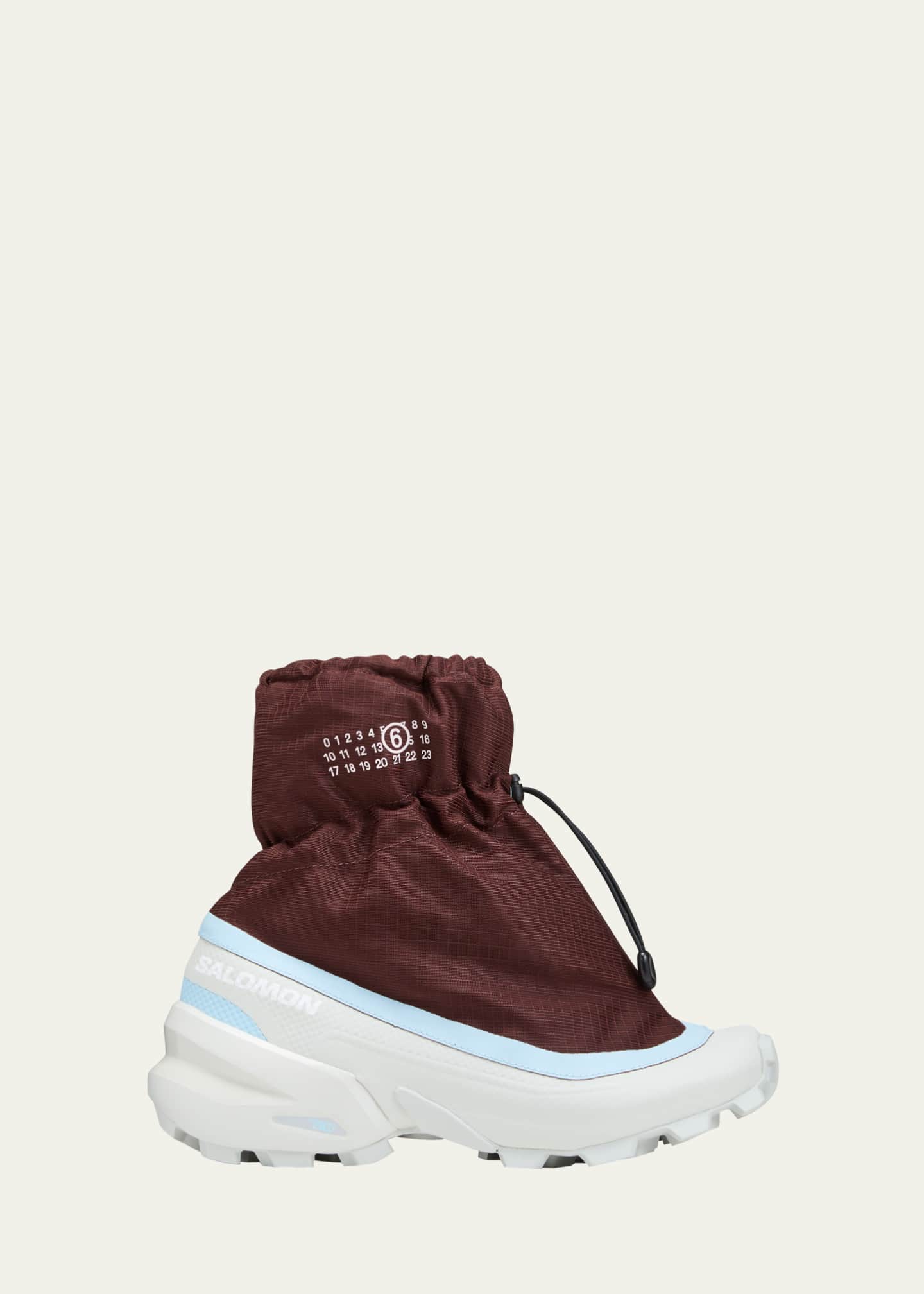 MM6 Maison Margiela Drawstring Fabric Chunky Heel Sneakers Bergdorf Goodman