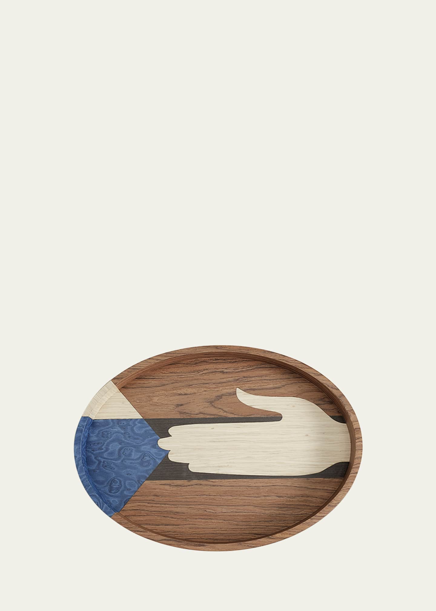 L'Objet Edgar Oval Tray Image 1 of 3