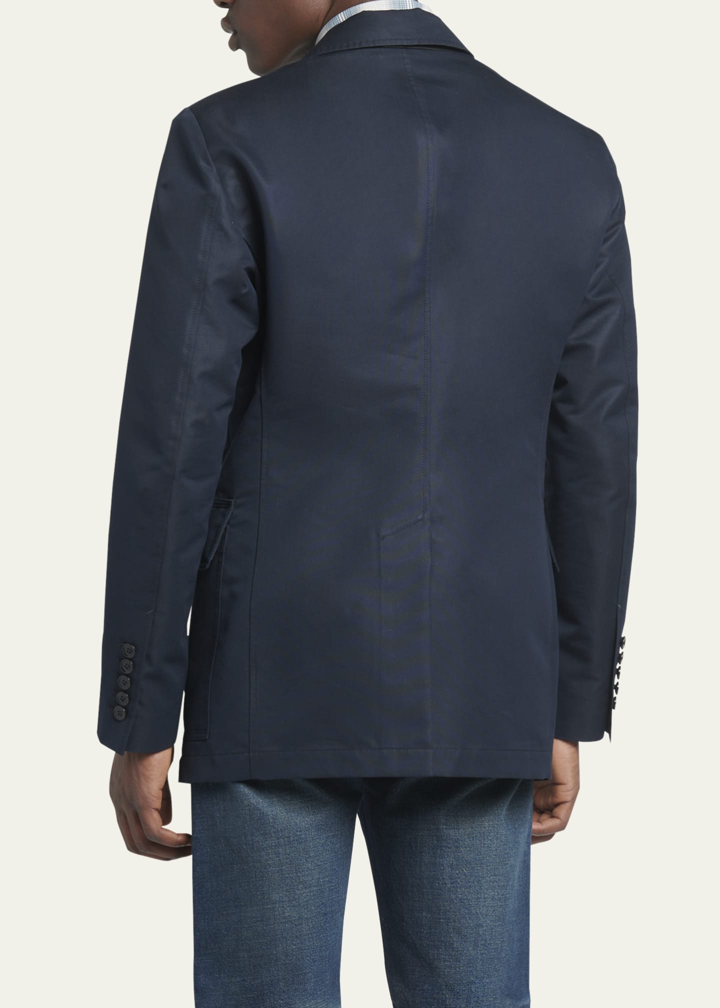 Tom Ford Zip Up Sartorial Jacket Navy