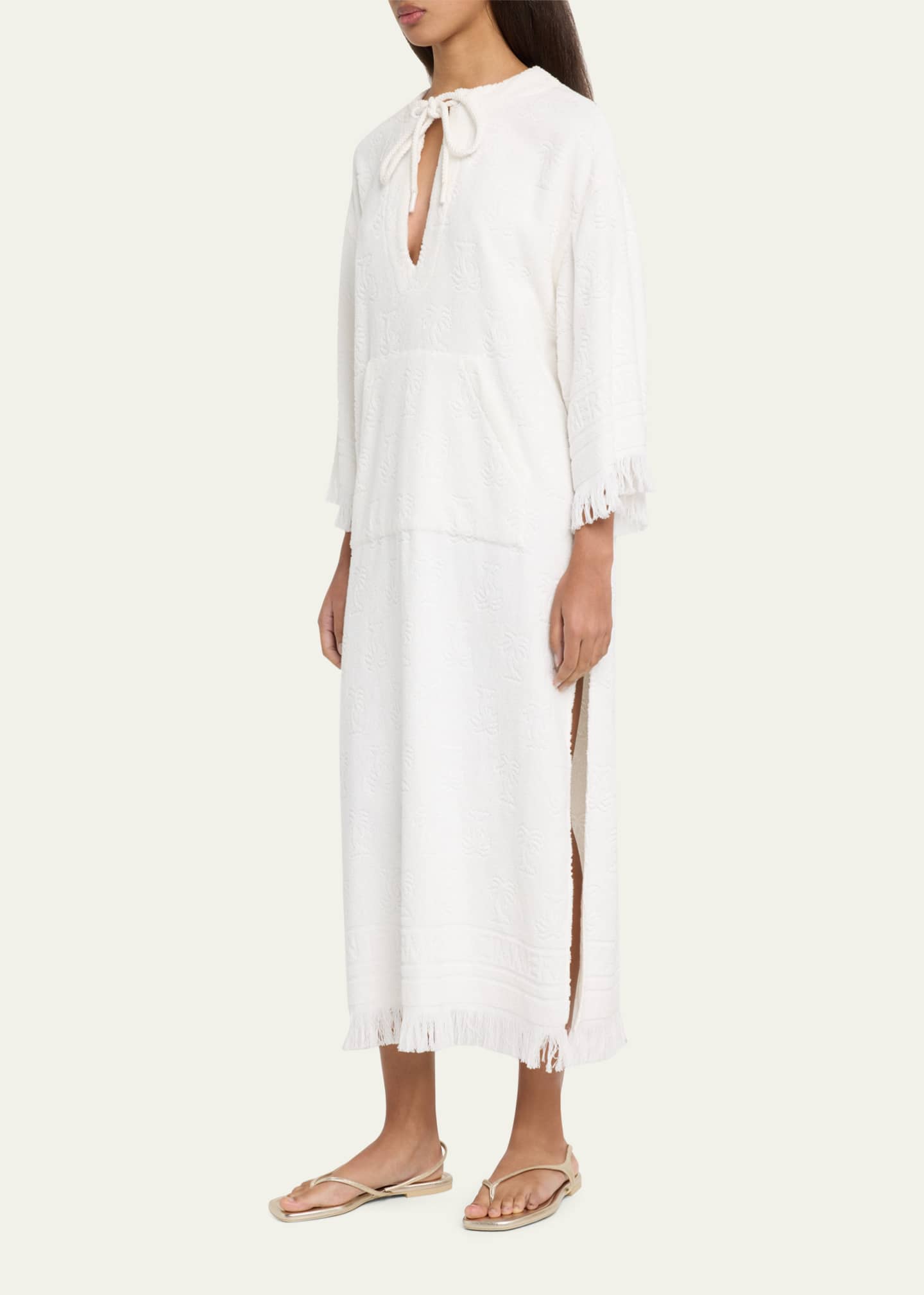Zimmermann white linen dress outlet