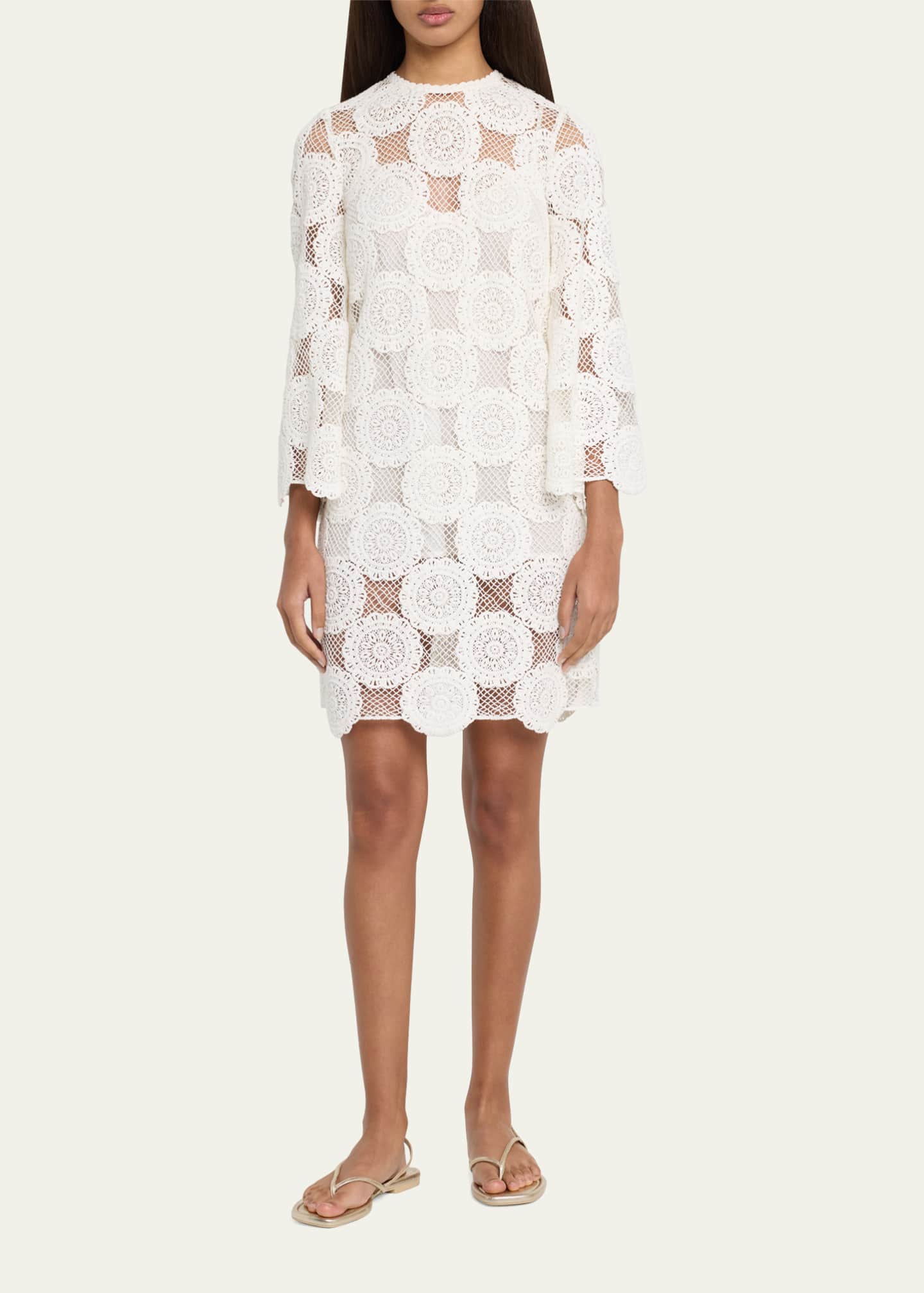 Zimmerman white lace dress hot sale