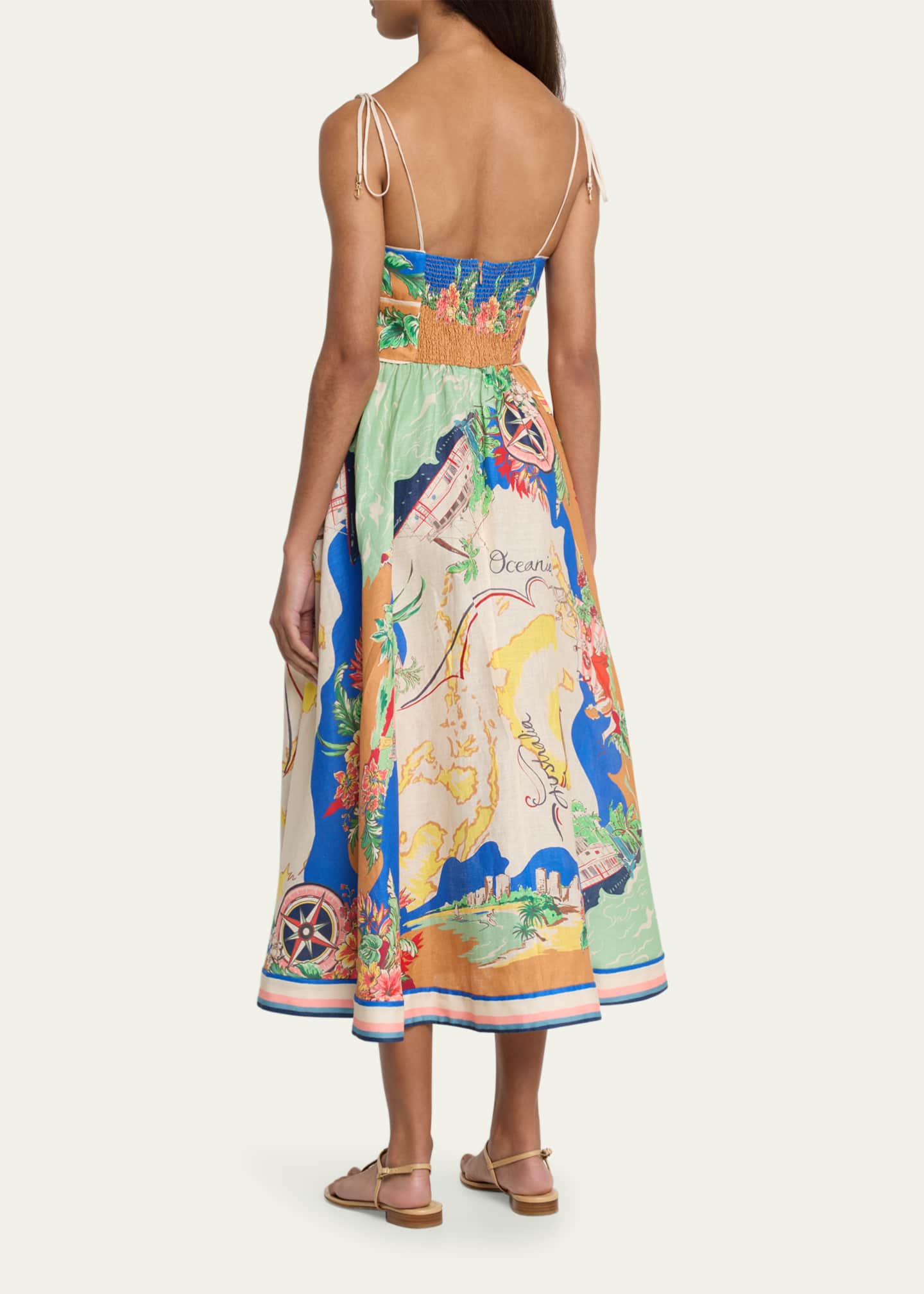 Zimmermann Alight Picnic Midi Dress Bergdorf Goodman