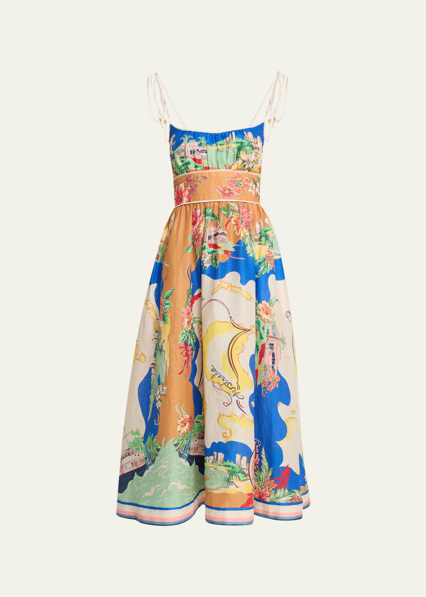 Zimmermann Alight Picnic Midi Dress Bergdorf Goodman