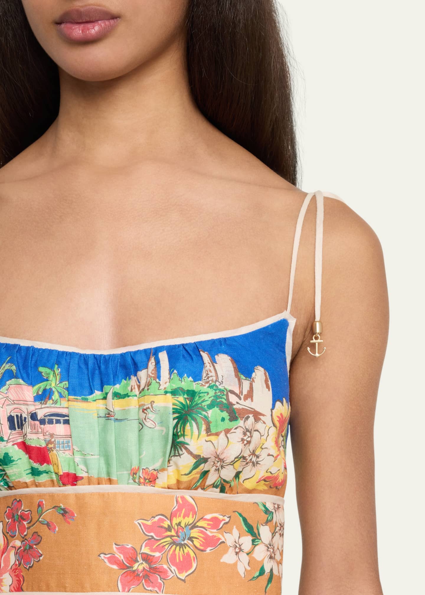 Zimmermann Alight Picnic Midi Dress Bergdorf Goodman