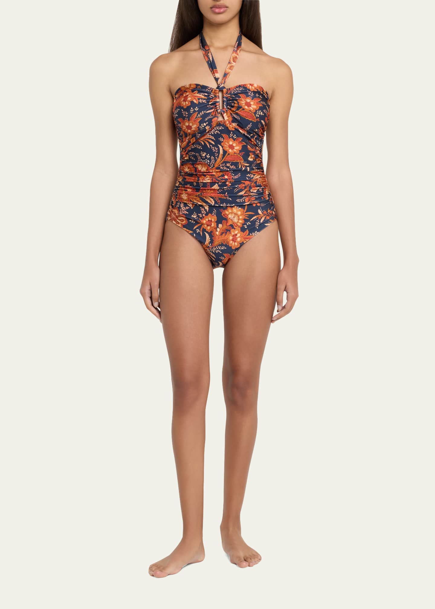 Zimmermann sales floral swimsuit