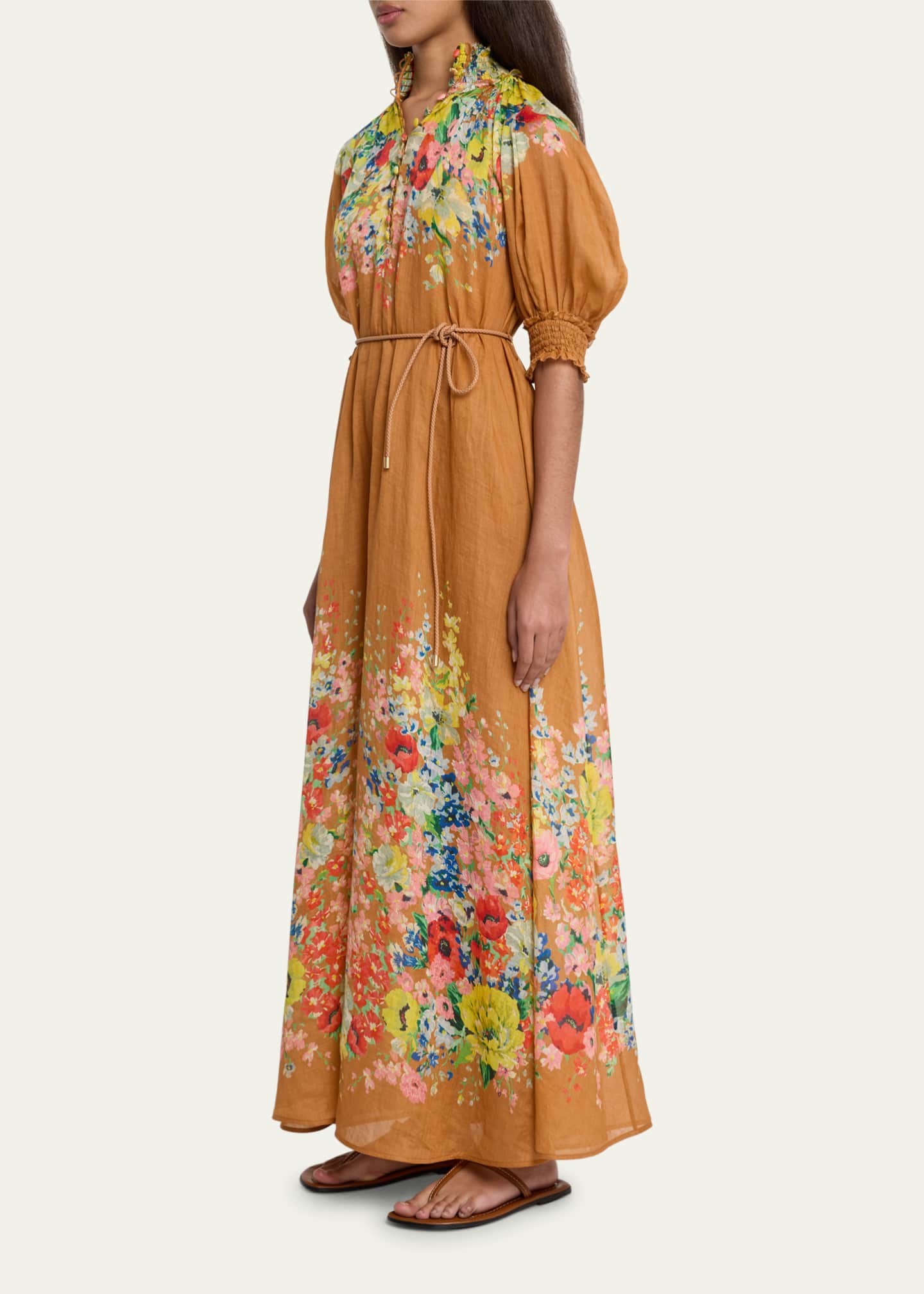 Zimmermann scarf swing dress deals