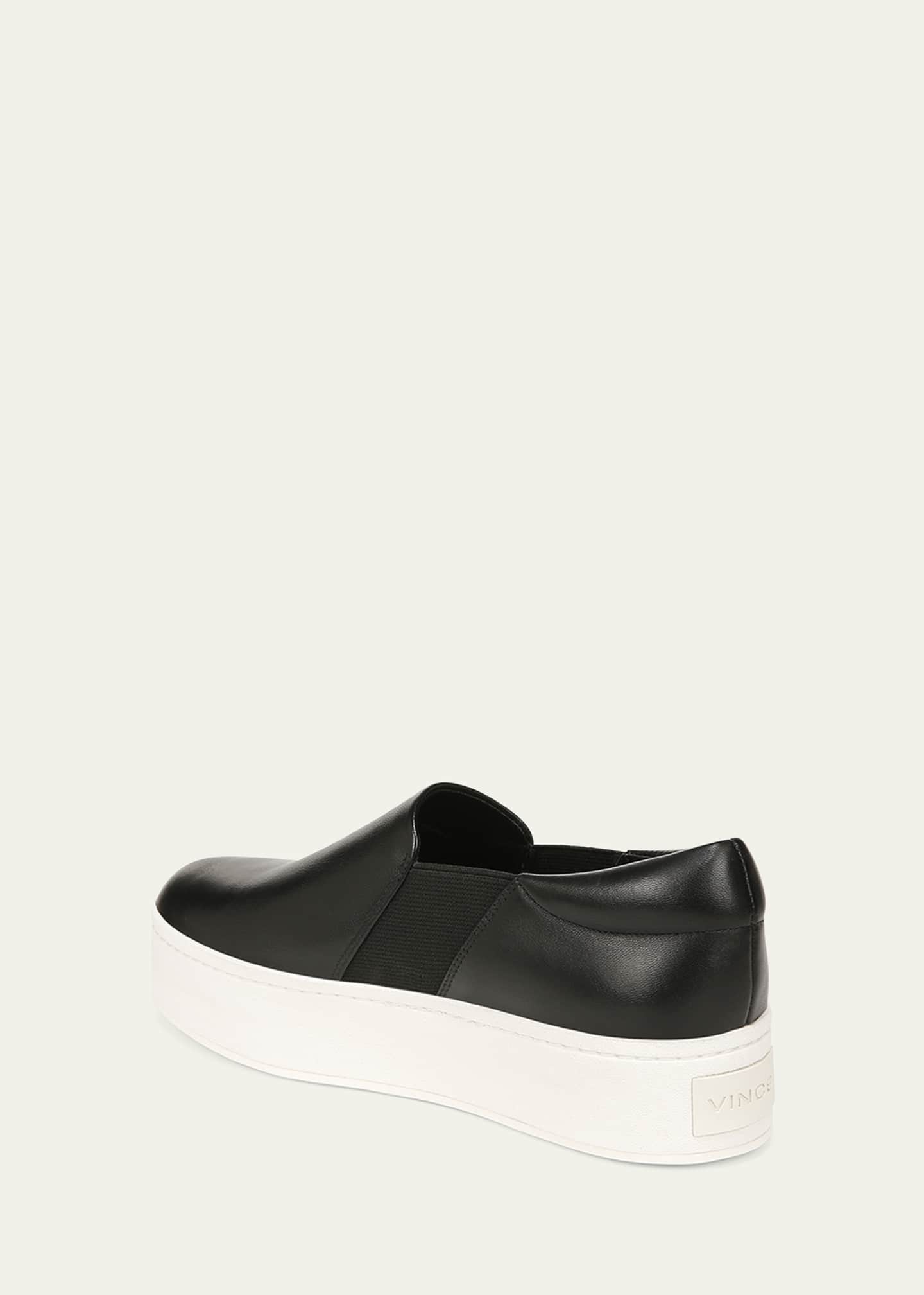 Vince Warren Leather Slip-On Sneakers Image 2 of 3