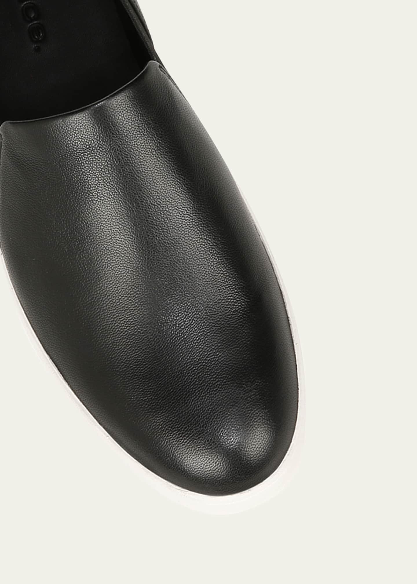 Vince Warren Leather Slip-On Sneakers Image 3 of 3