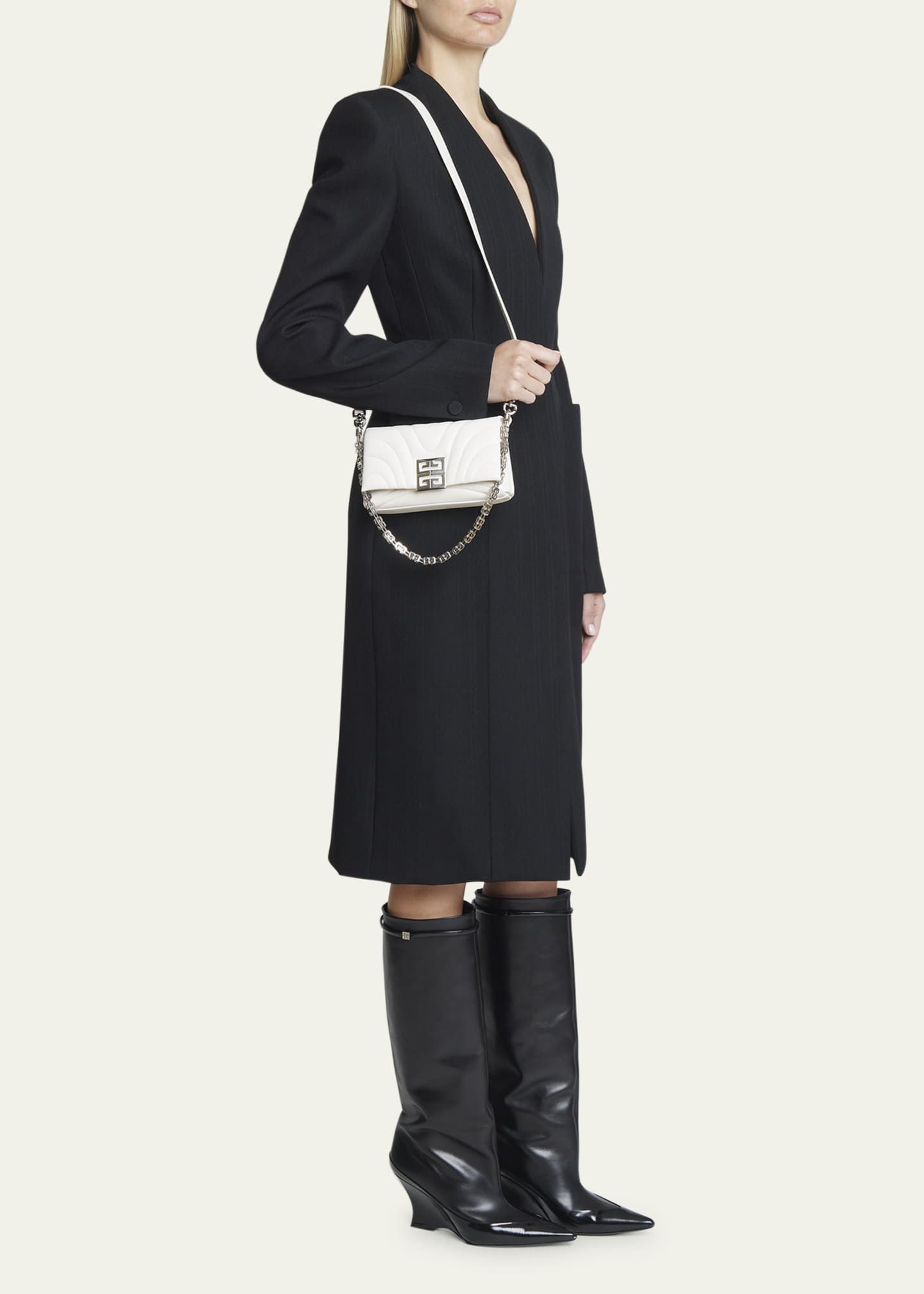 Givenchy 4G Soft Wallet on Chain in Quilted Leather Bergdorf Goodman