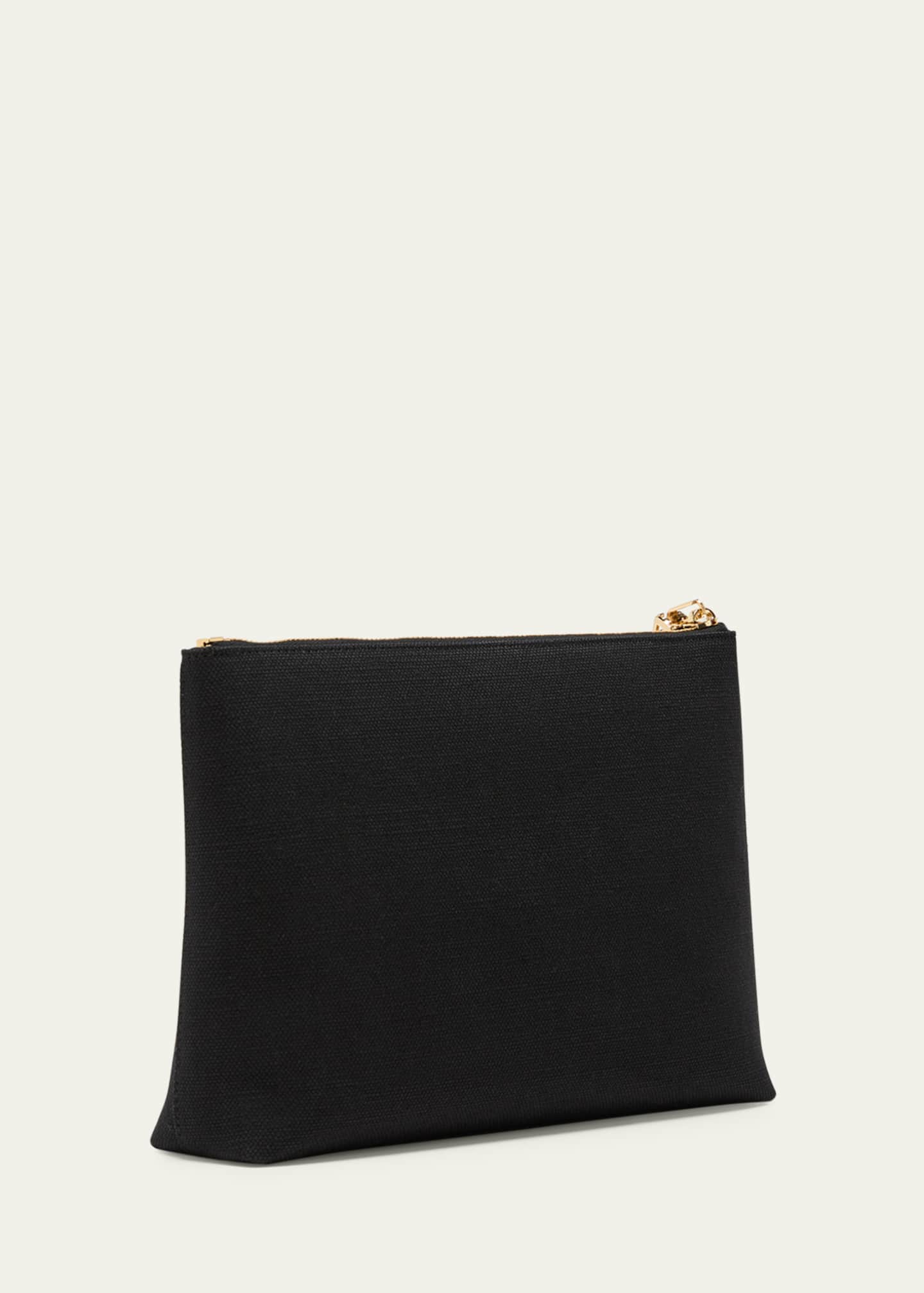 Givenchy Travel Logo Canvas Pouch Wristlet Image 3 of 4