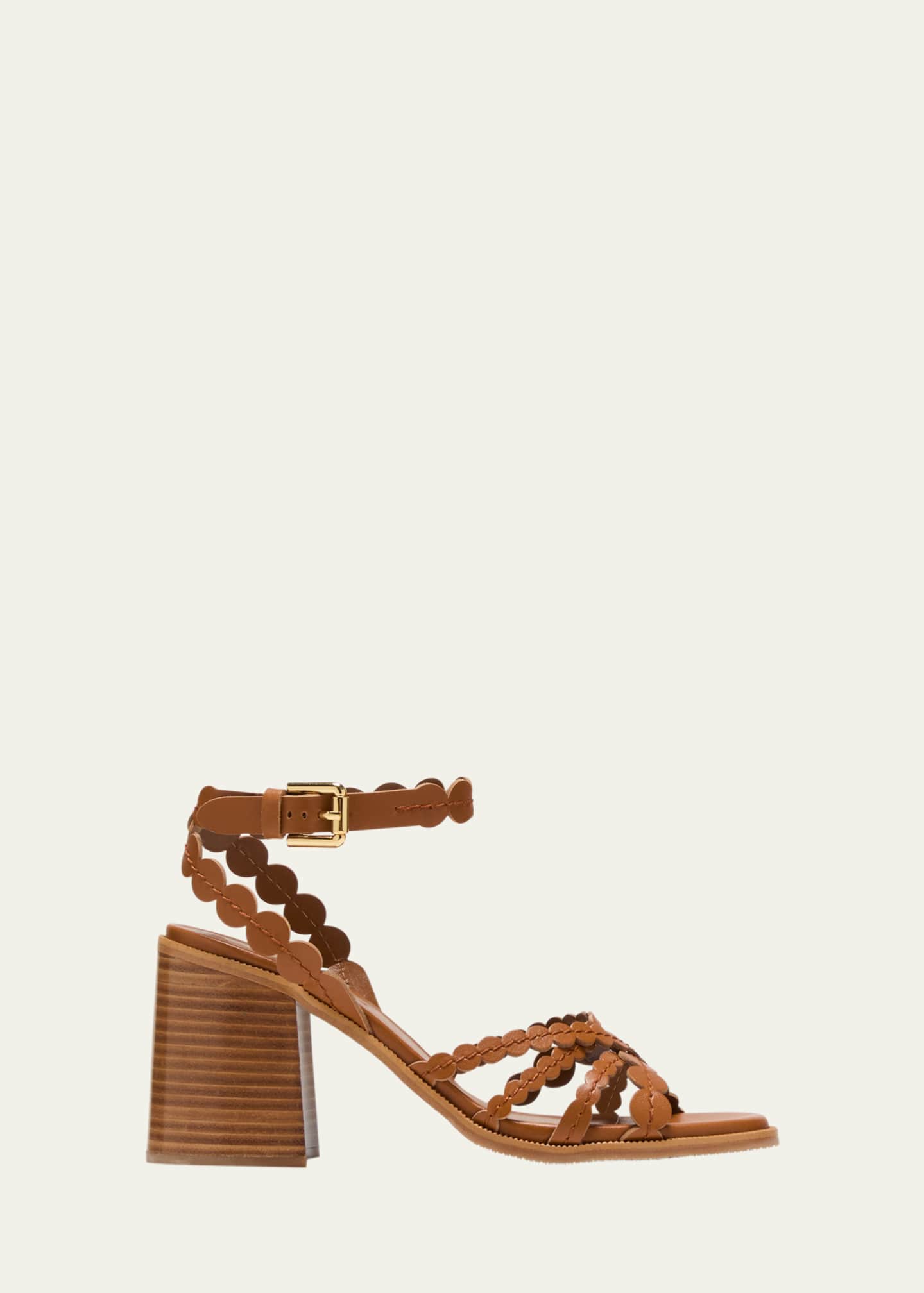 Chloe deals scalloped sandals