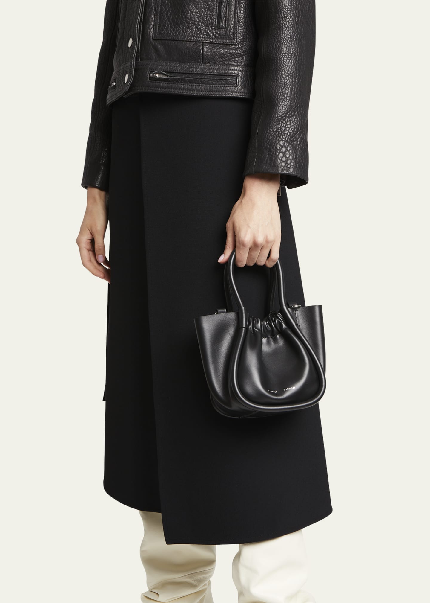 Proenza Schouler XS Ruched Leather Tote Bag - Bergdorf Goodman