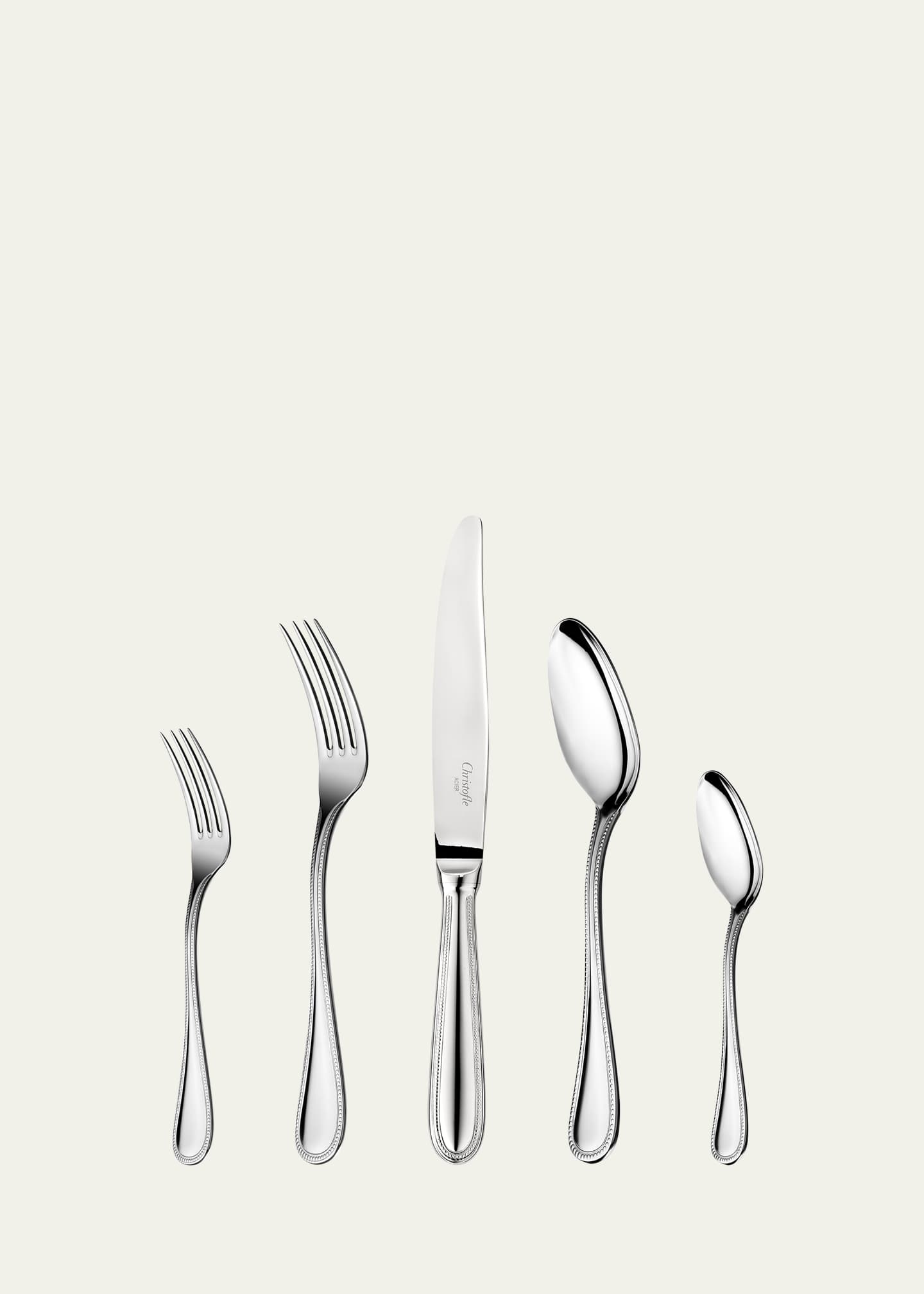 Christofle Perle Stainless Steel Flatware Place Setting Image 2 of 3