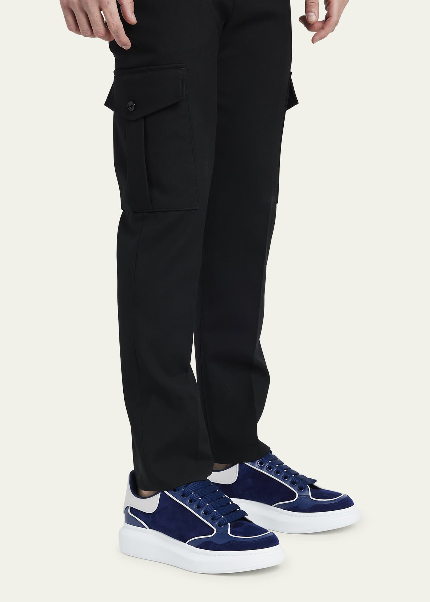 Black suede alexander mcqueen mens deals
