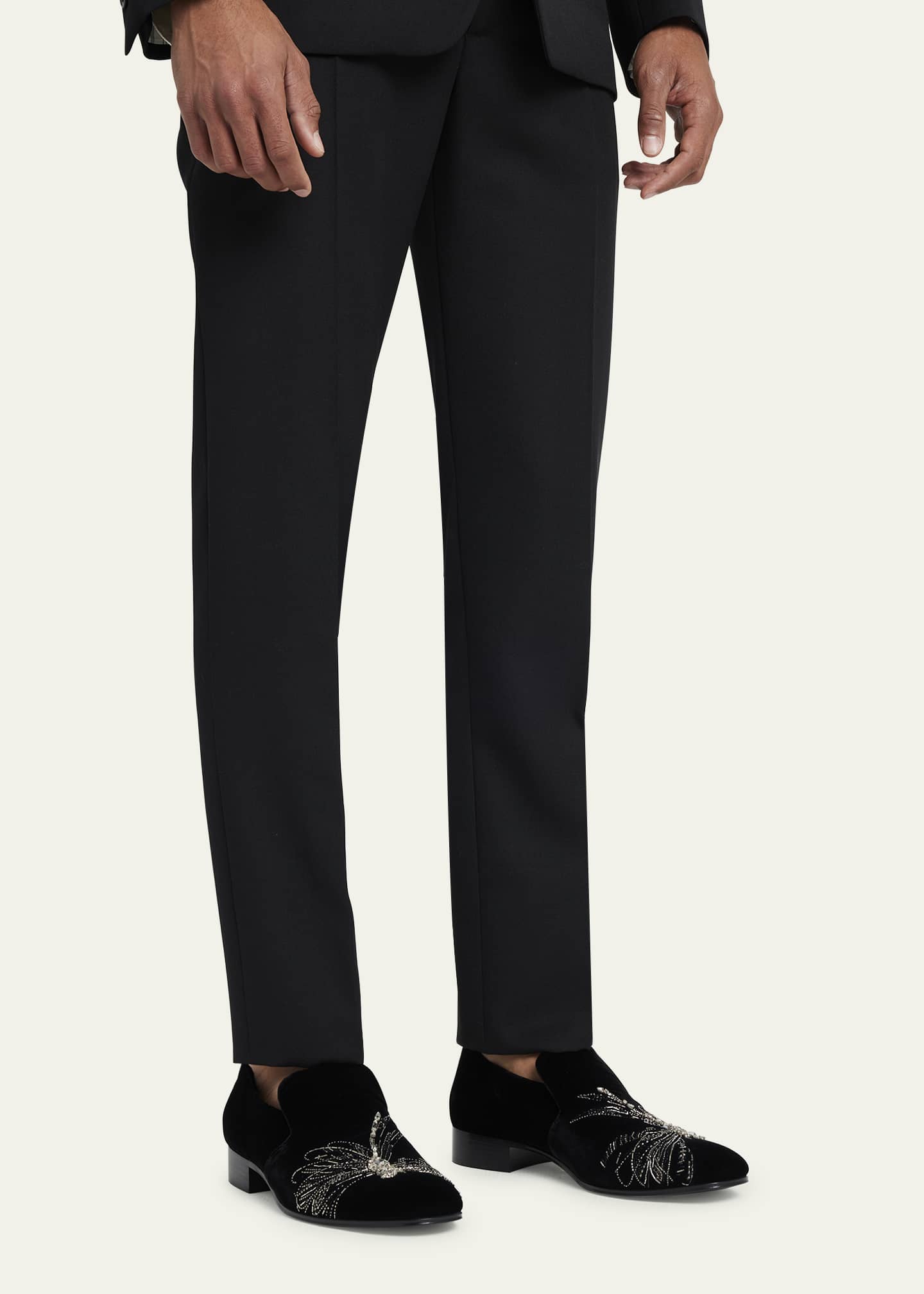 Alexander mcqueen sales velvet loafers