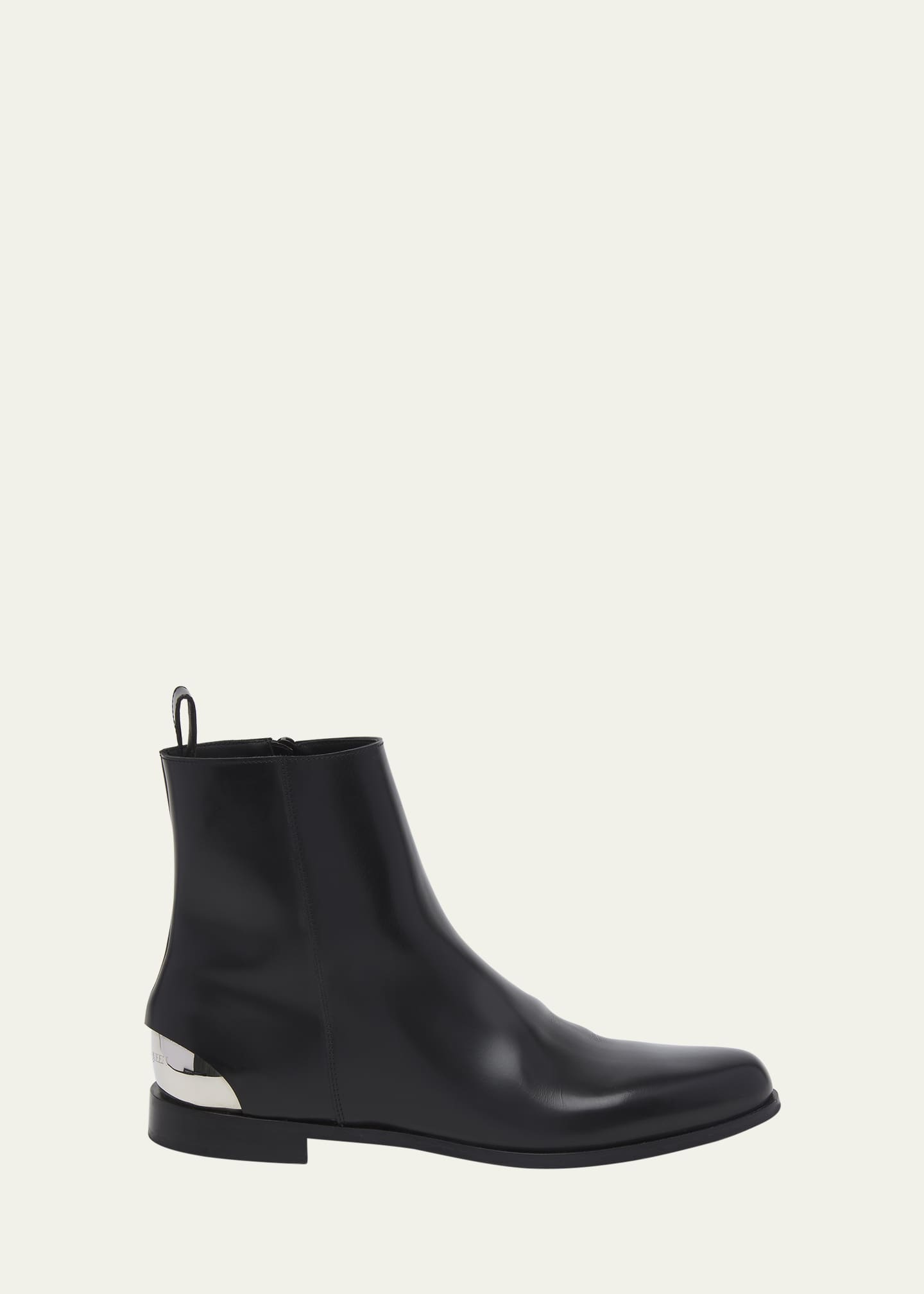 ALEXANDER MCQUEEN - Leather Ankle Boot