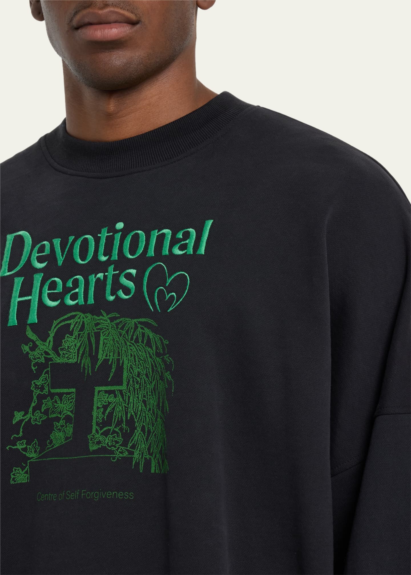 Willy Chavarria Men's Devotional Oversized Sweatshirt