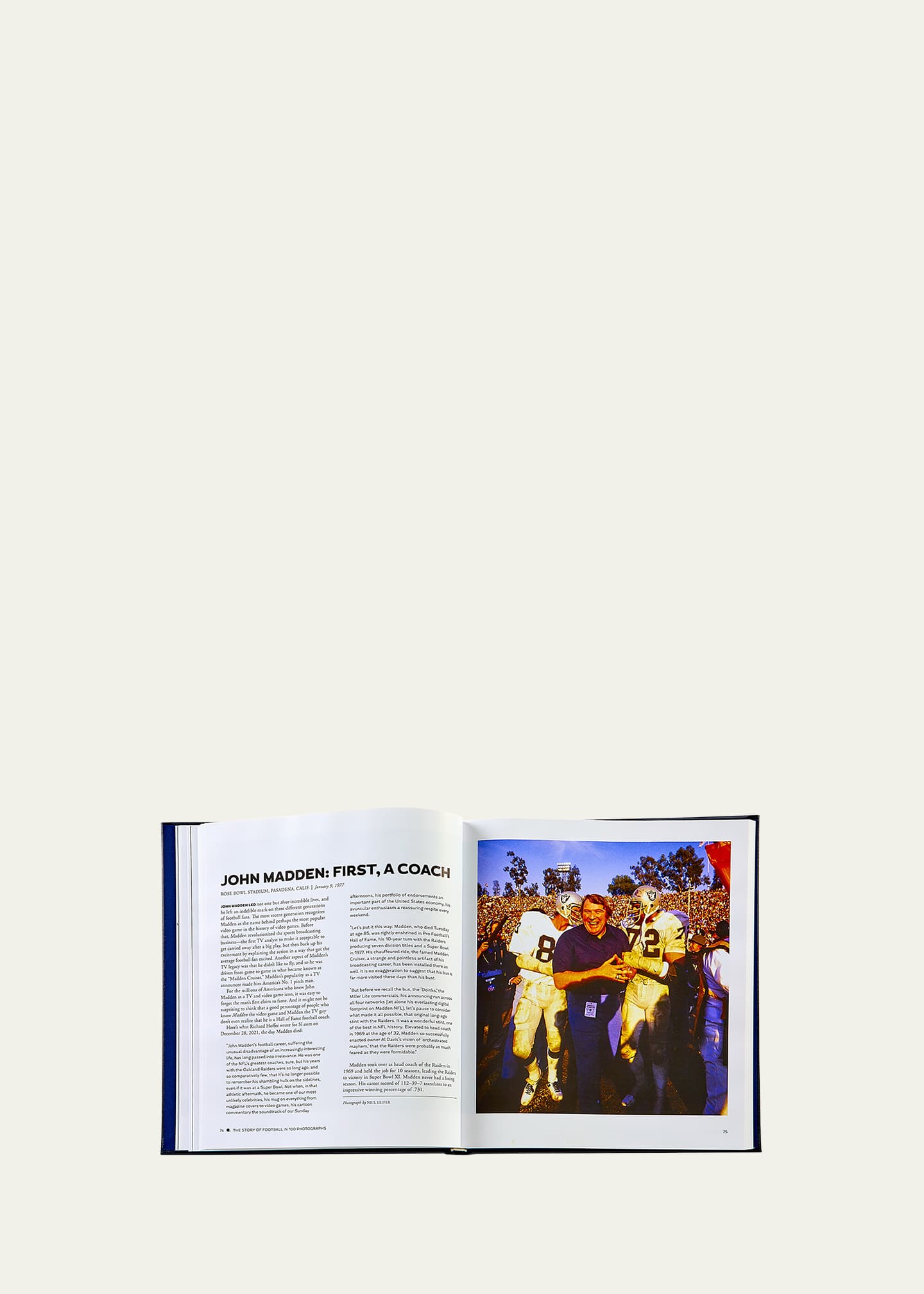 Graphic Image "The Story of Football in 100 Photographs" Book by Sports ...