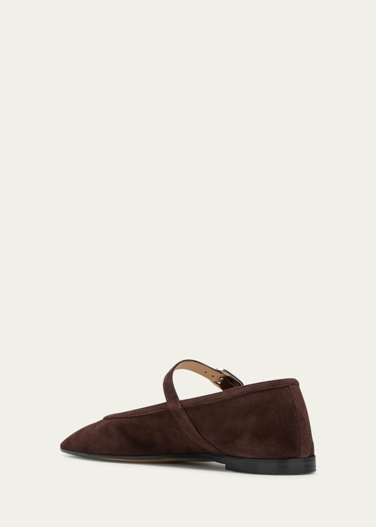 Le Monde Beryl Suede Mary Jane Ballerina Flats Image 4 of 5