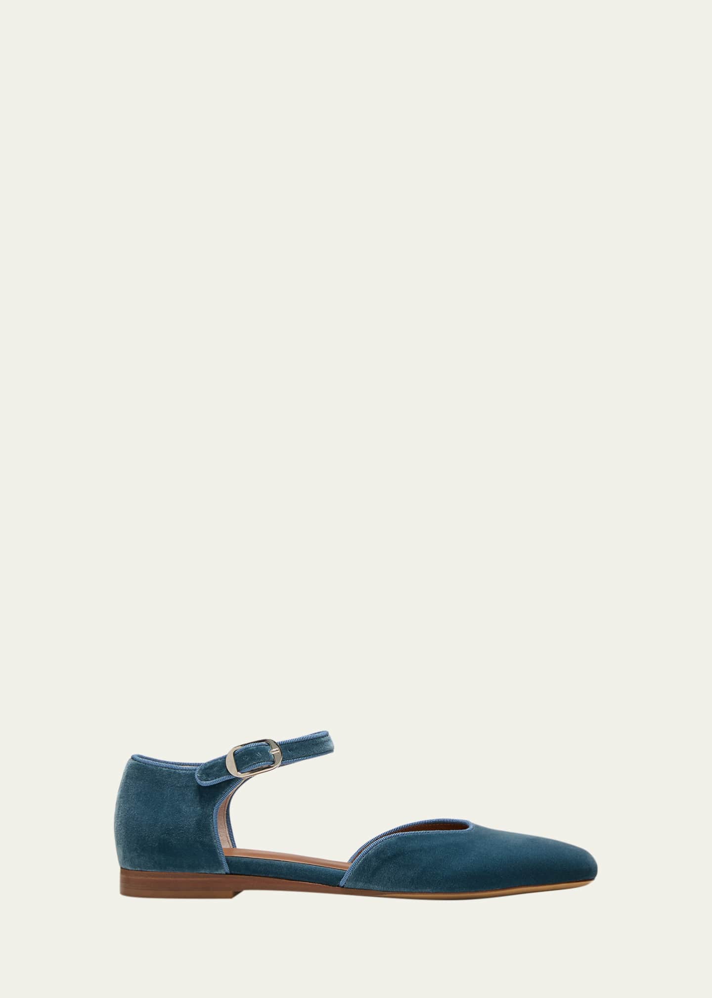 Le monde beryl clearance velvet mary jane flats