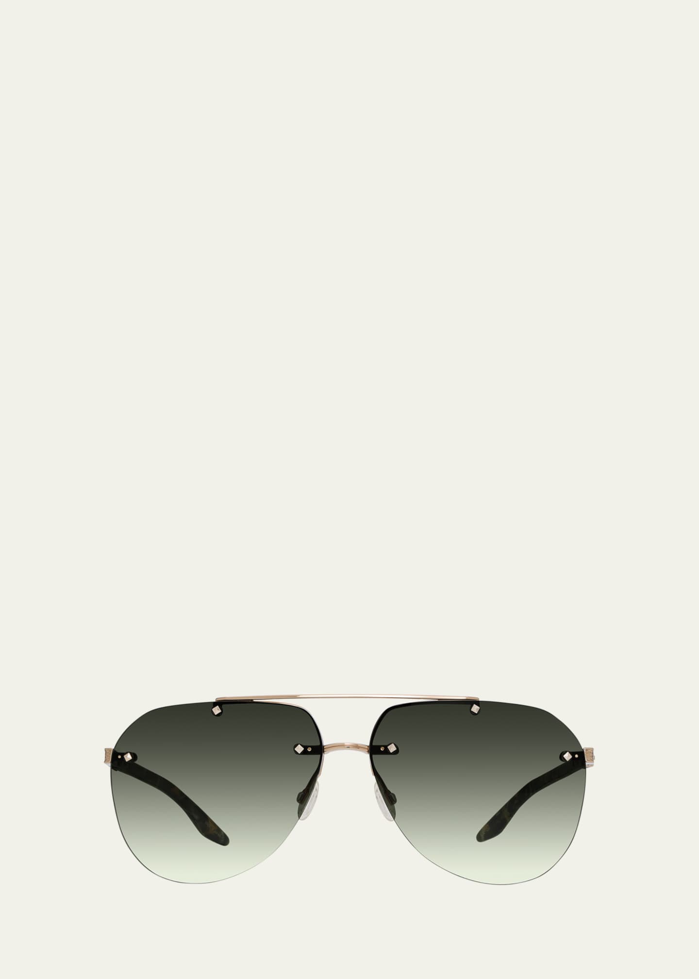 Barton Perreira Jean Gradient Aviator Sunglasses Image 1 of 3