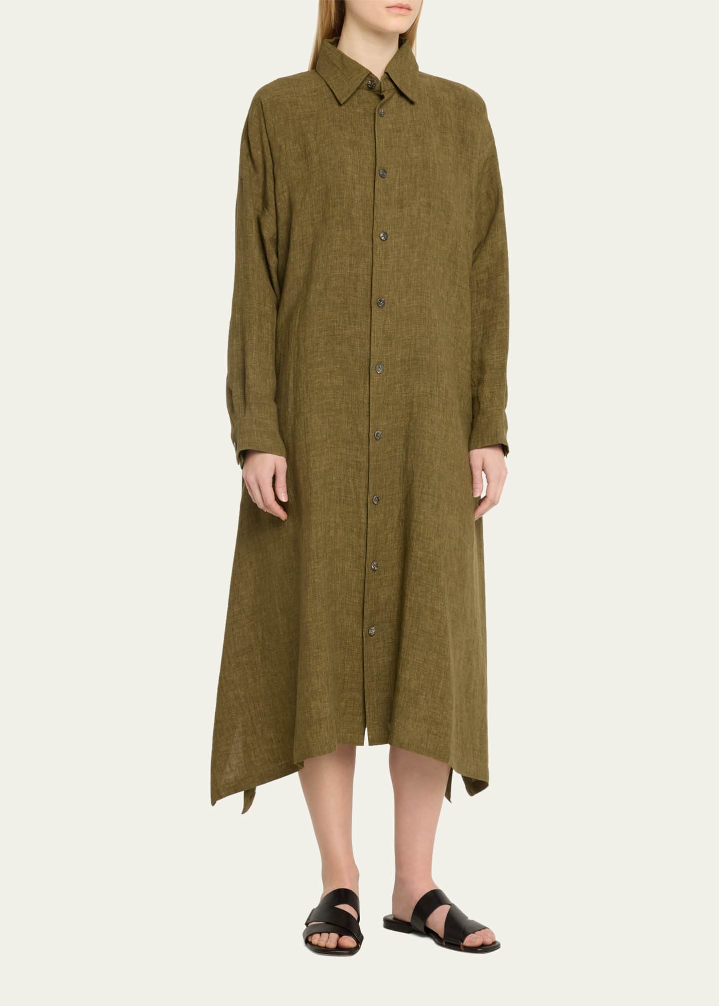 eskandar linen dress