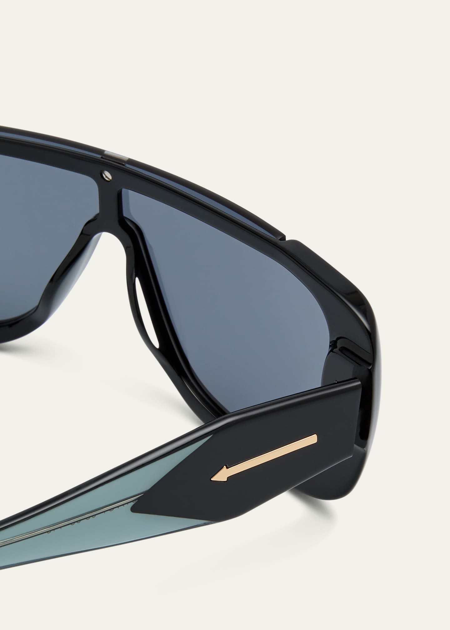 Karen Walker Logo Acetate Shield Sunglasses Image 4 of 5