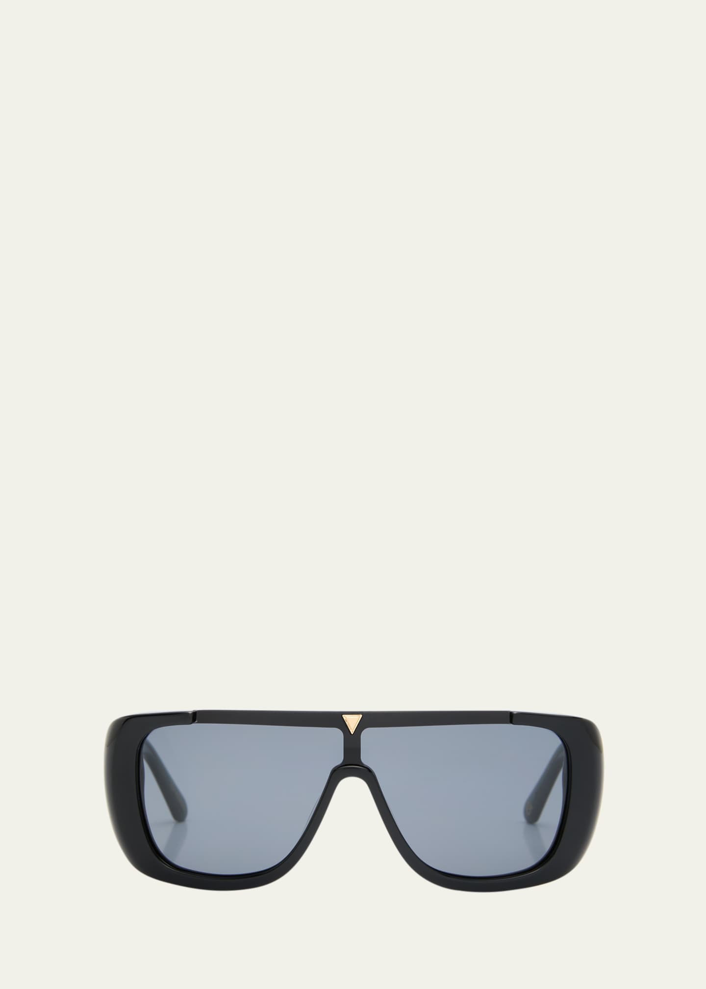 Karen Walker Logo Acetate Shield Sunglasses Image 1 of 5