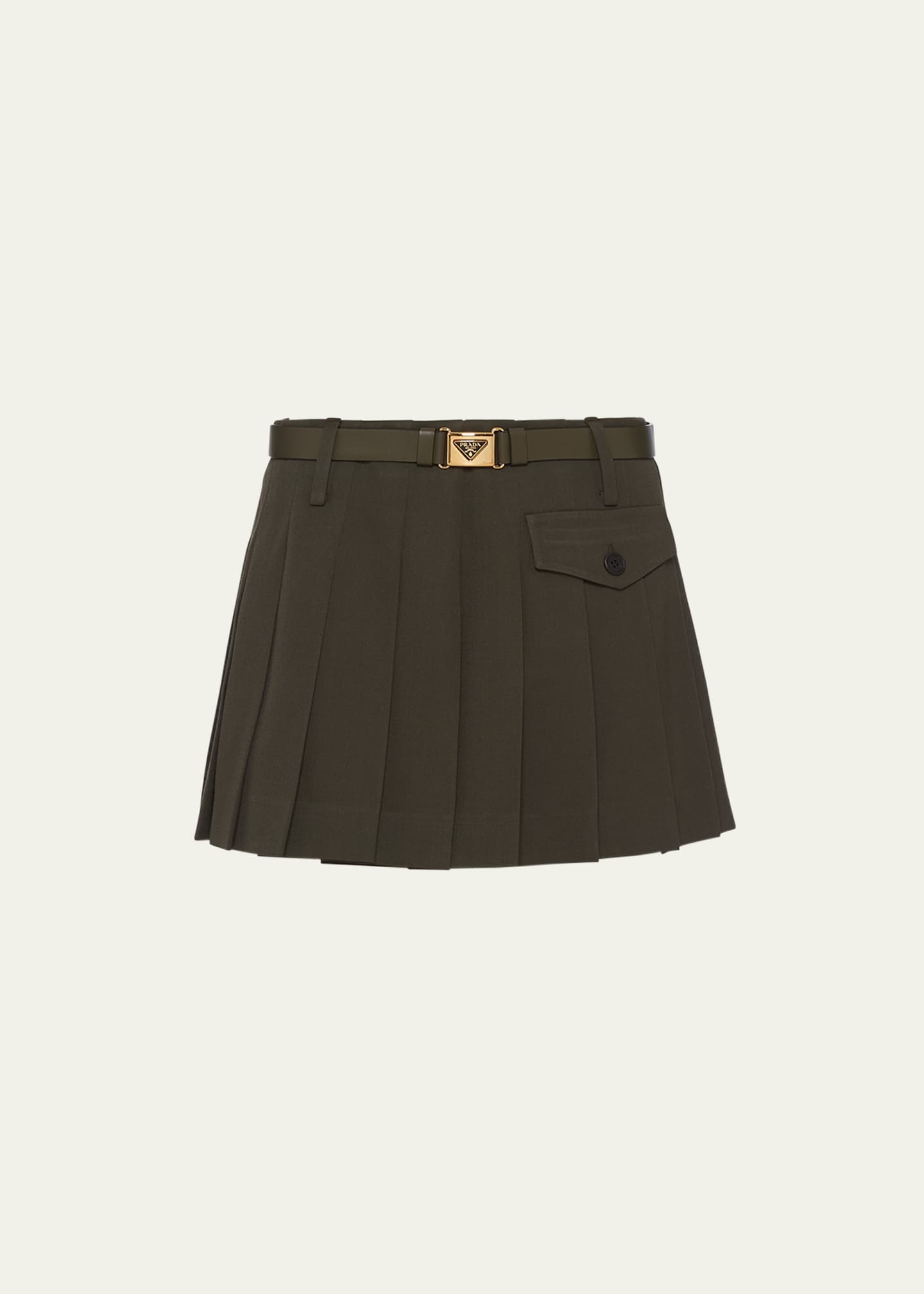 Prada suede mini skirt online