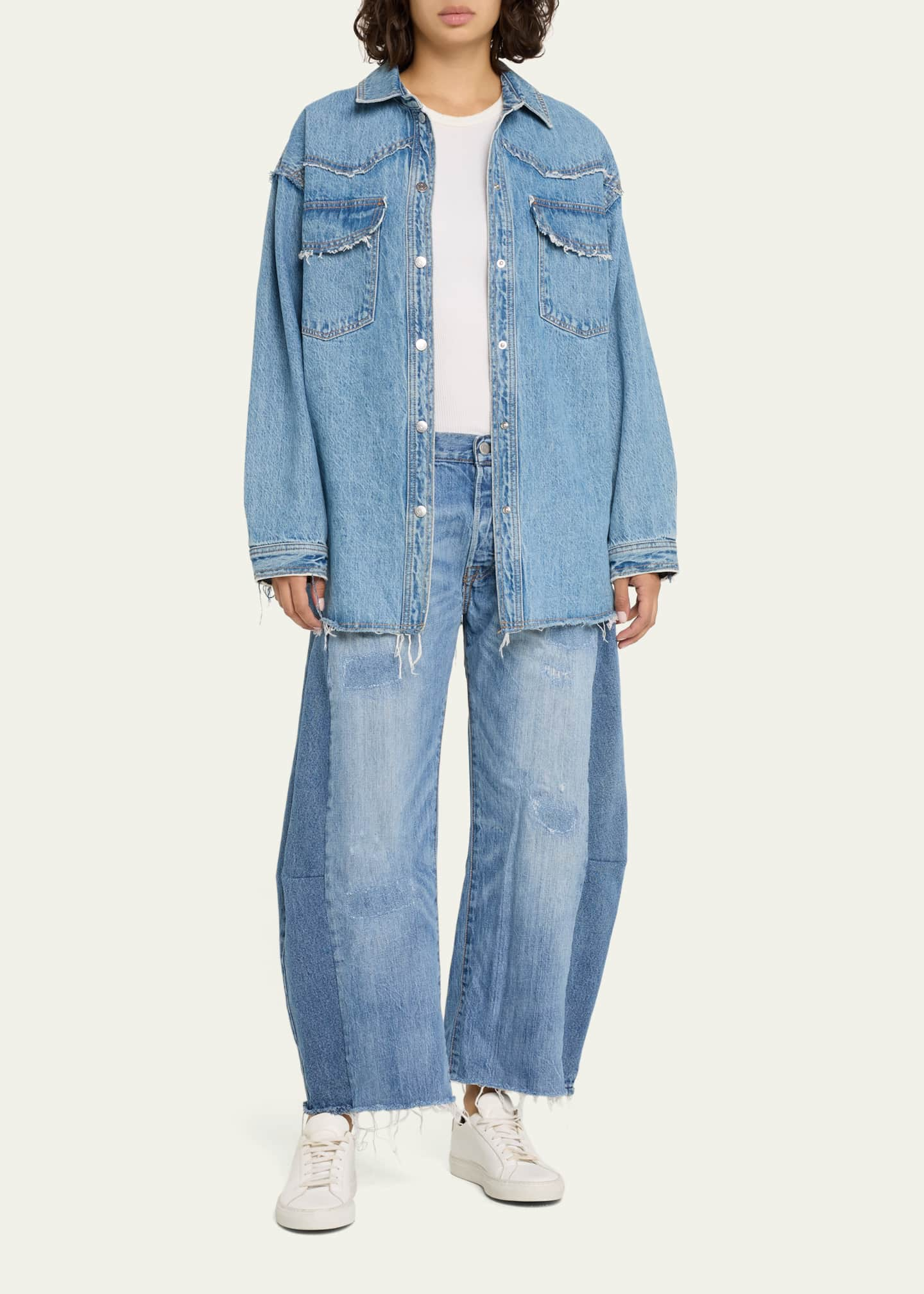 B SIDES Vintage Lasso Ankle Jeans - Bergdorf Goodman