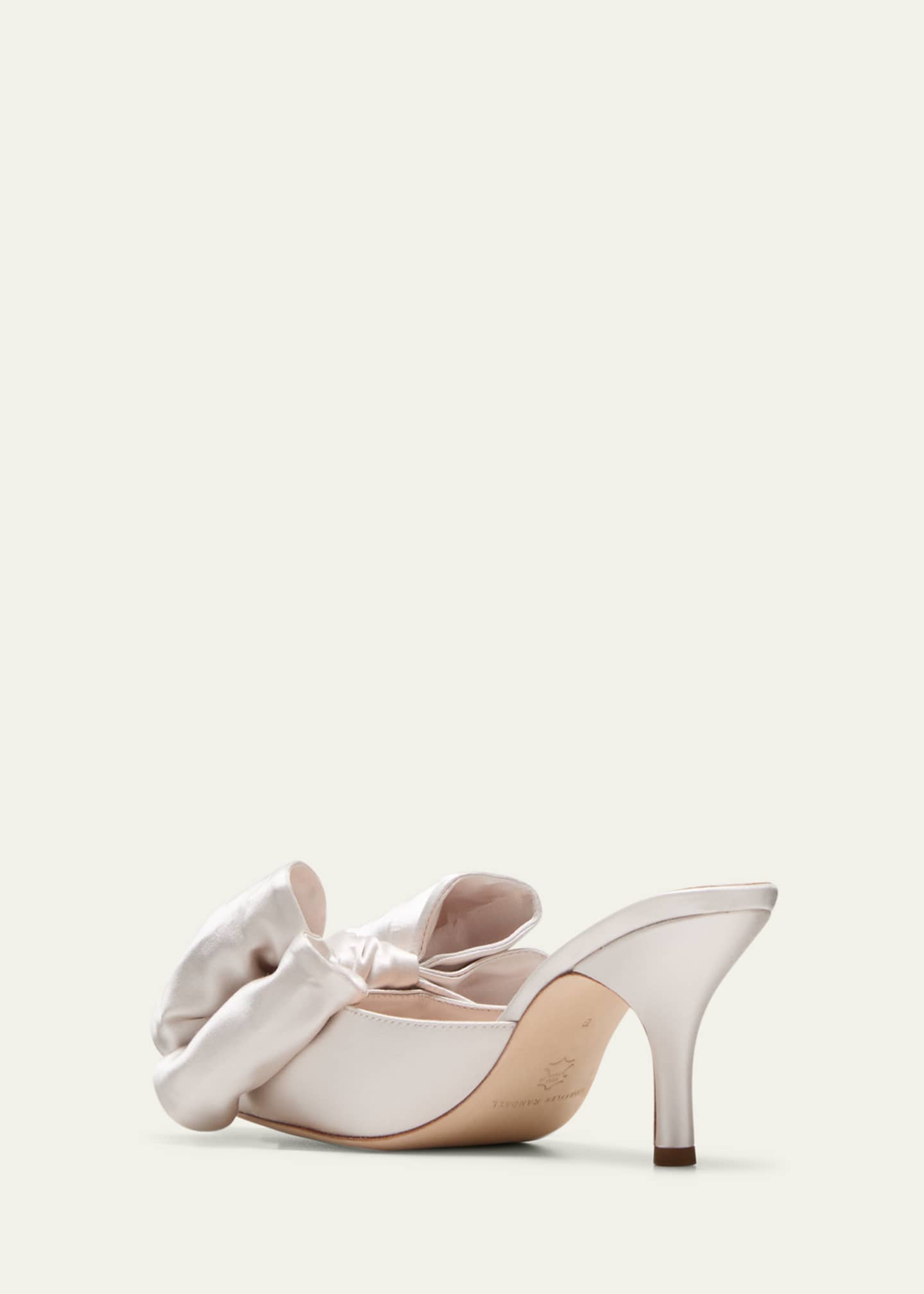 Loeffler Randall Margot Satin Bow Mule Pumps Image 4 of 5