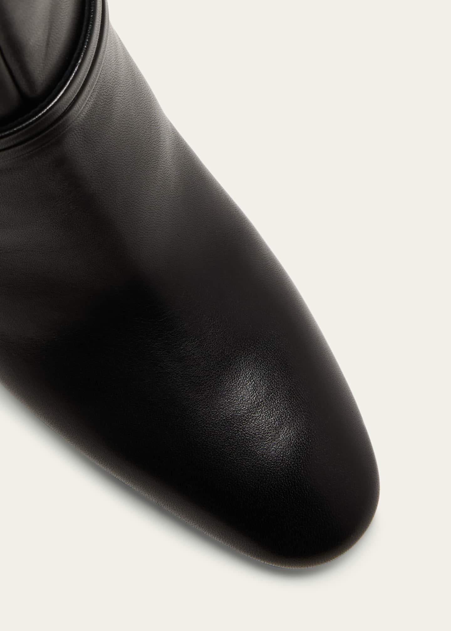 Loeffler Randall Solana Leather Buckle Knee Boots - Bergdorf Goodman