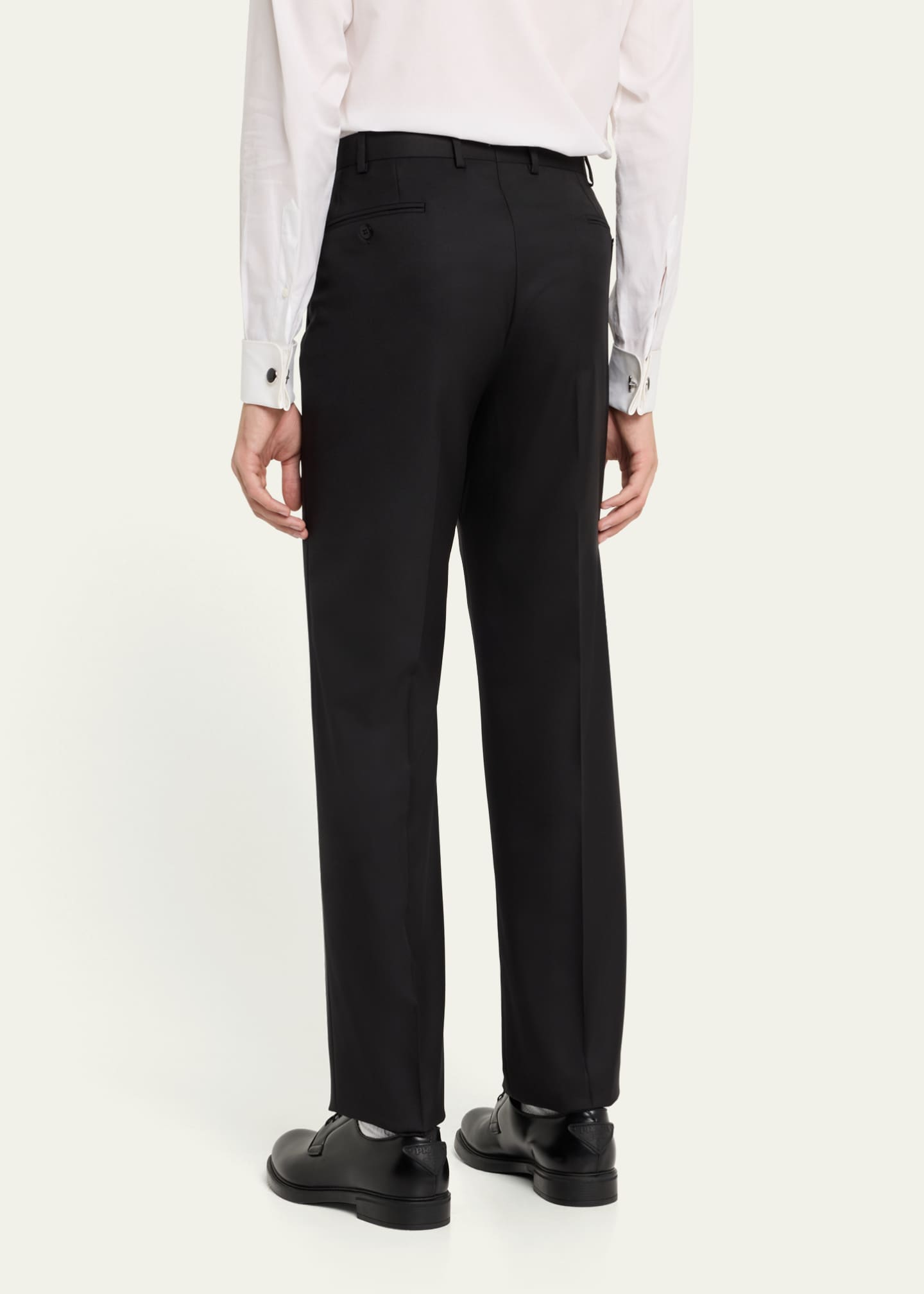 Brioni Men's Super 160s Wool Dress Pants Image 3 of 5