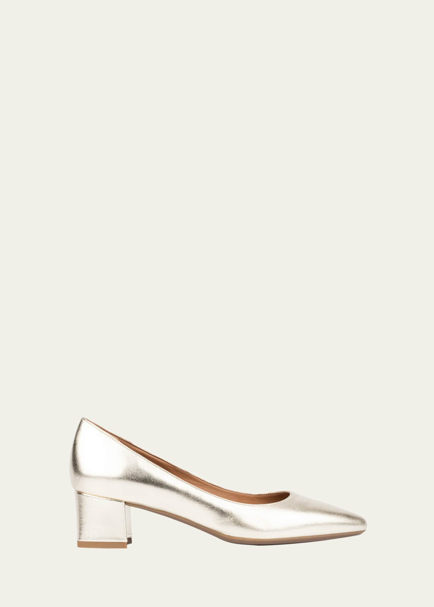 Aquatalia Pasha Metallic Office Pumps