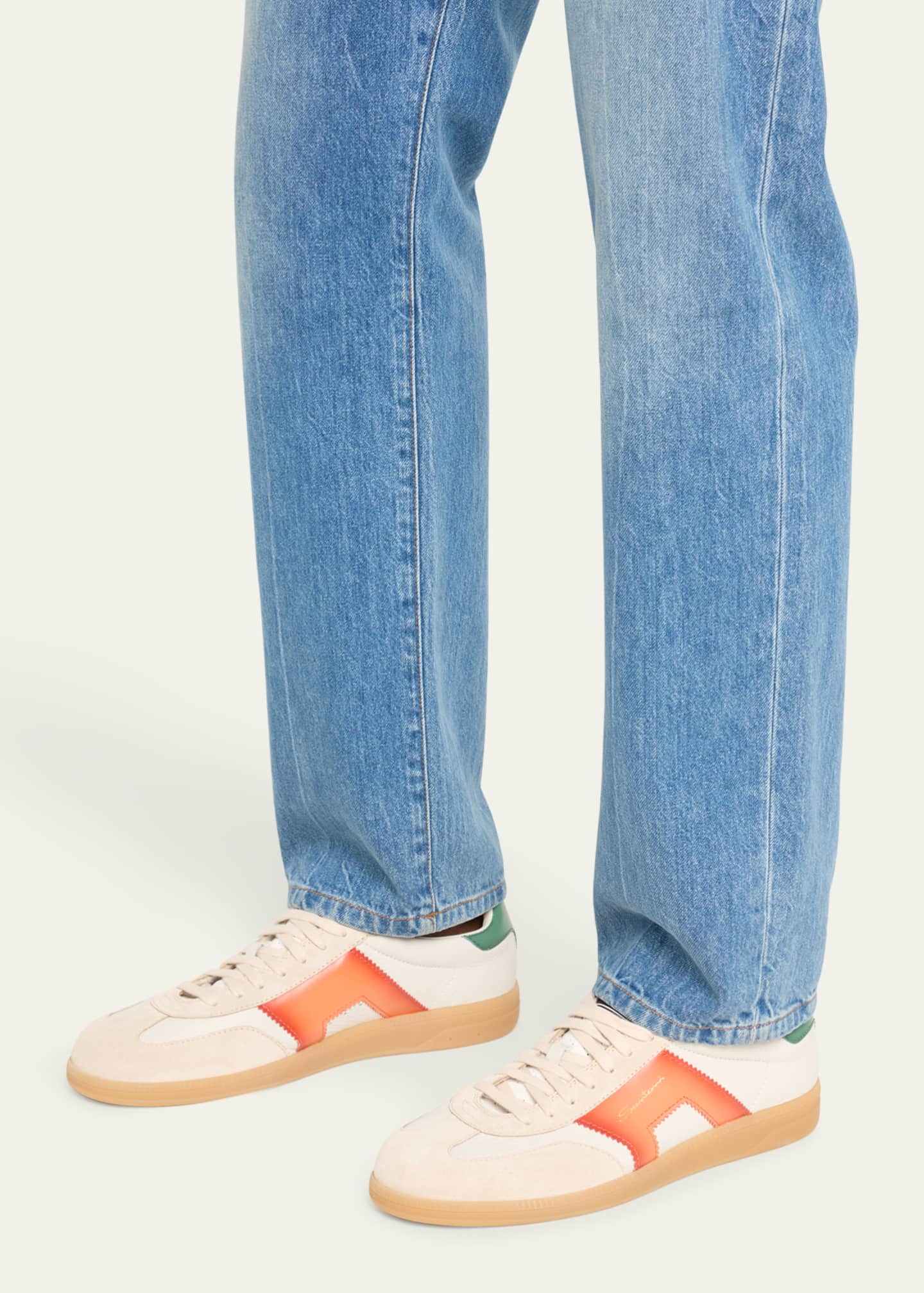 Santoni low top sneakers sale