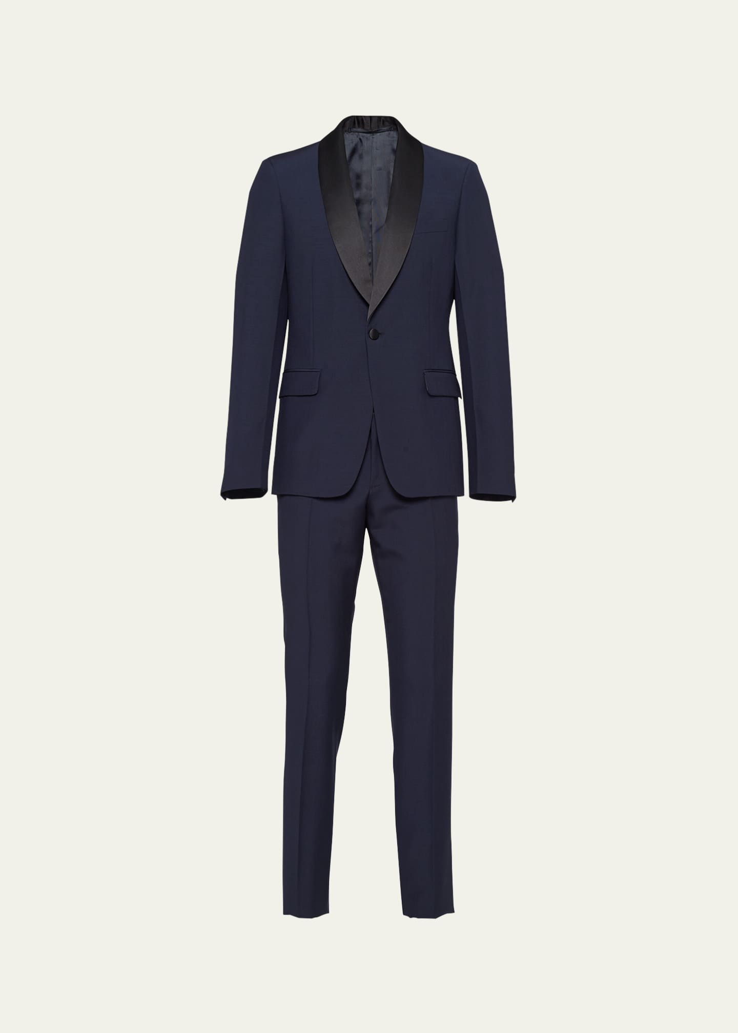 Prada Men's Mohair-Blend Smoking Tuxedo Image 1 of 4