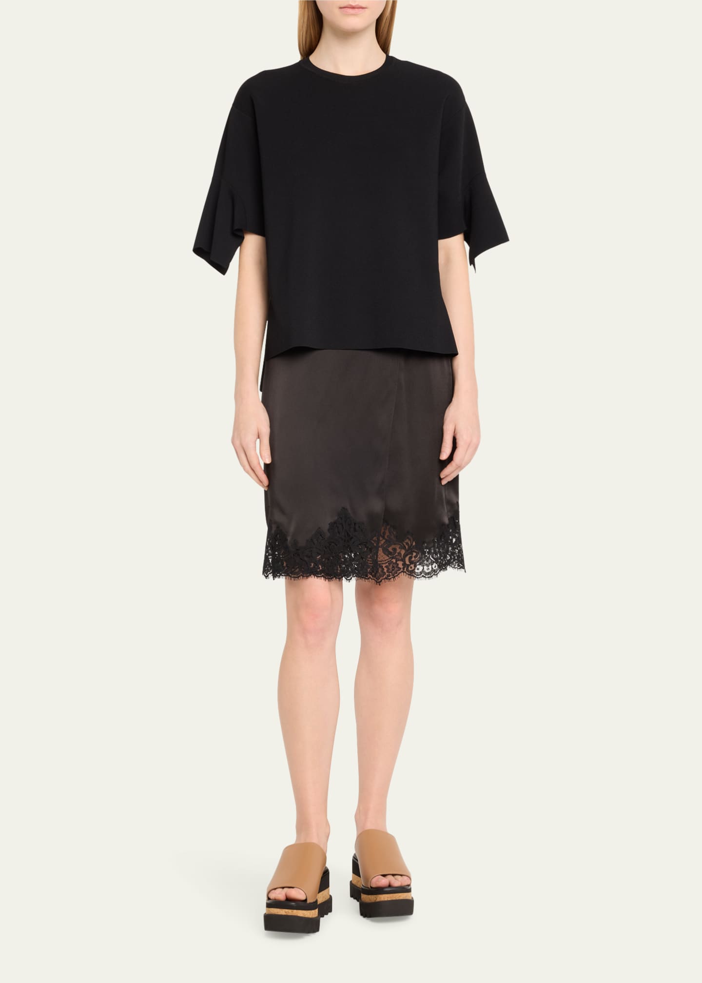Stella McCartney Sneak-Elyse Alter Sporty Mat Platform Sandals Image 3 of 5