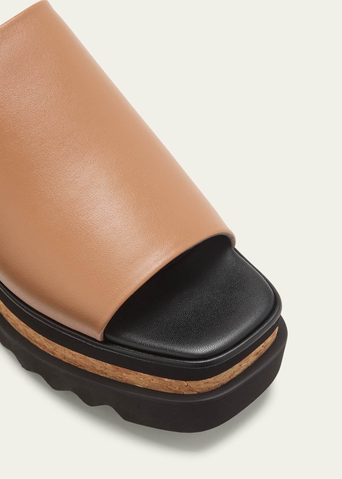 Stella McCartney Sneak-Elyse Alter Sporty Mat Platform Sandals Image 5 of 5