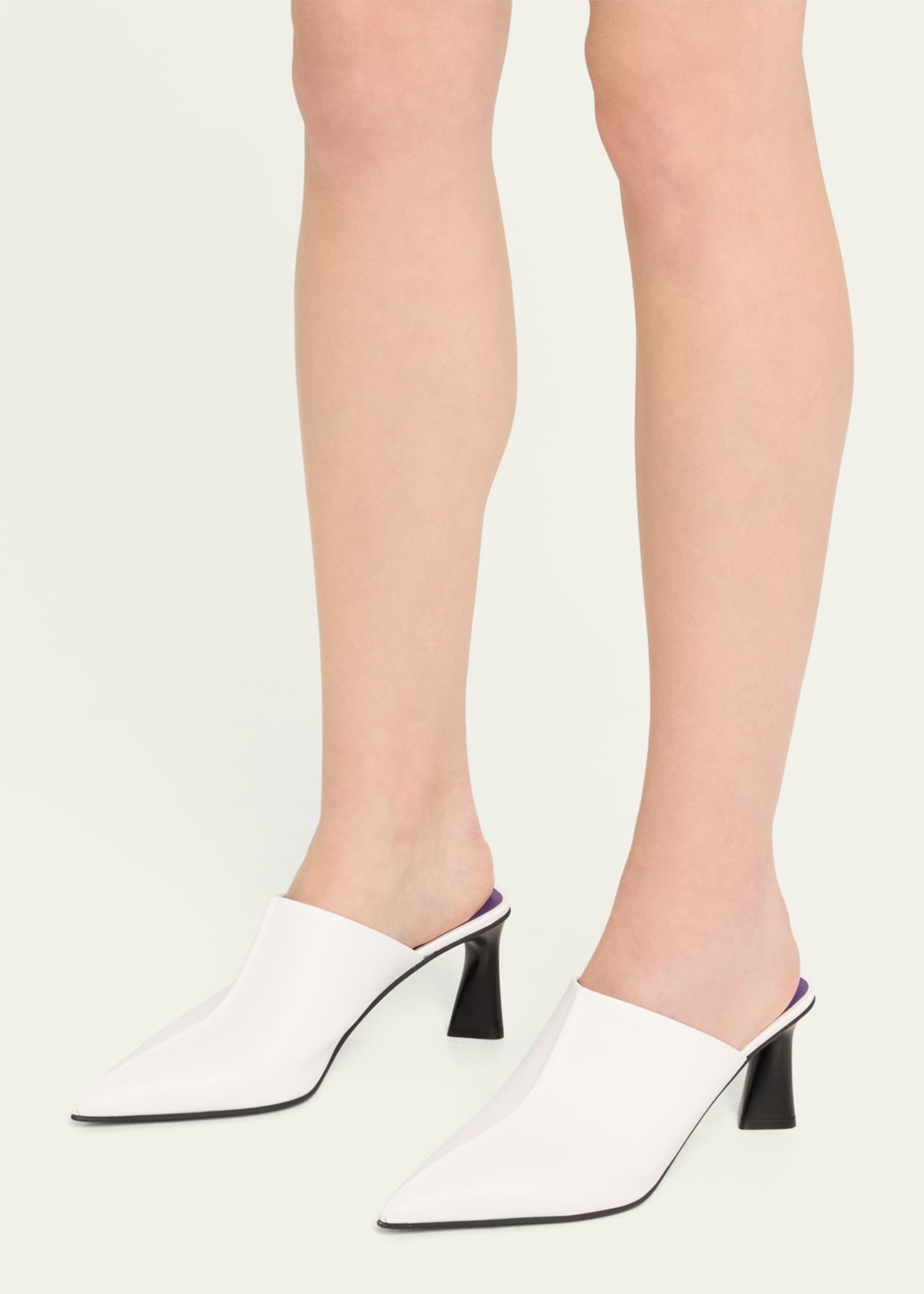 Stella McCartney Elsa Eco Alter Mat Pointed Mules