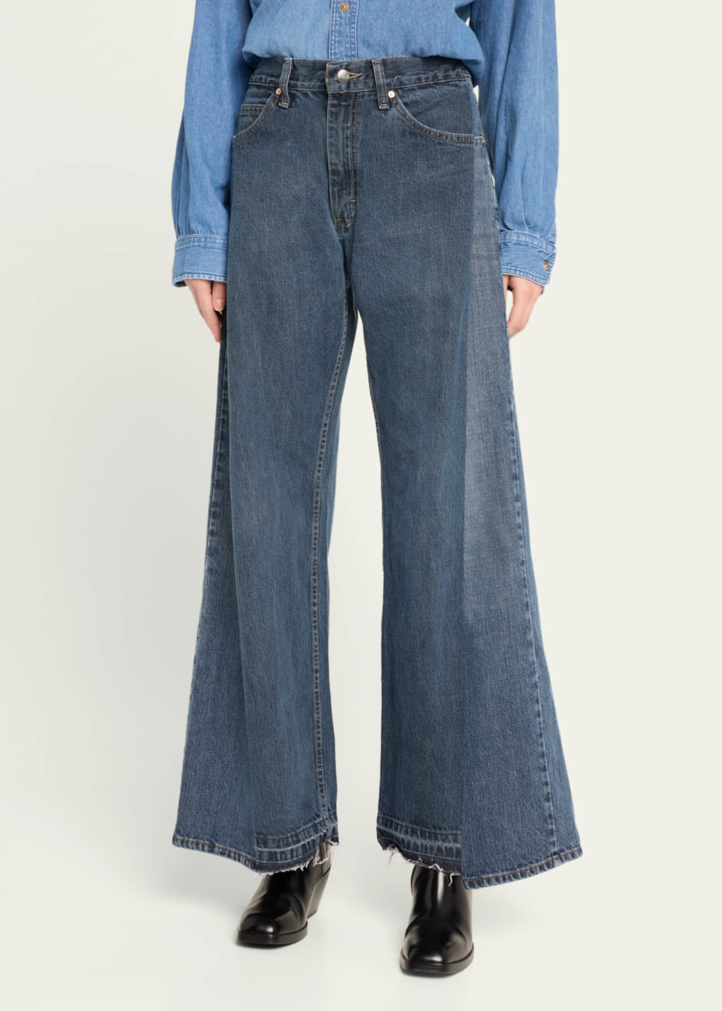 E.L.V Denim Freya Slouchy Wide-Leg Jeans Image 4 of 5
