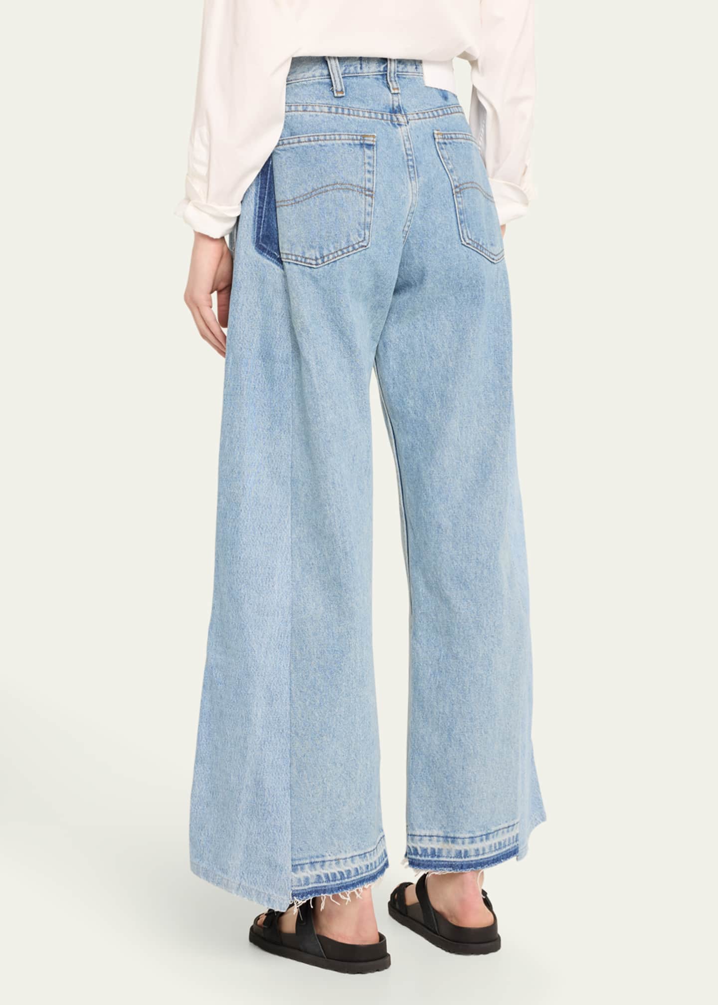 E.L.V Denim Freya Slouchy Wide-Leg Jeans Image 3 of 5
