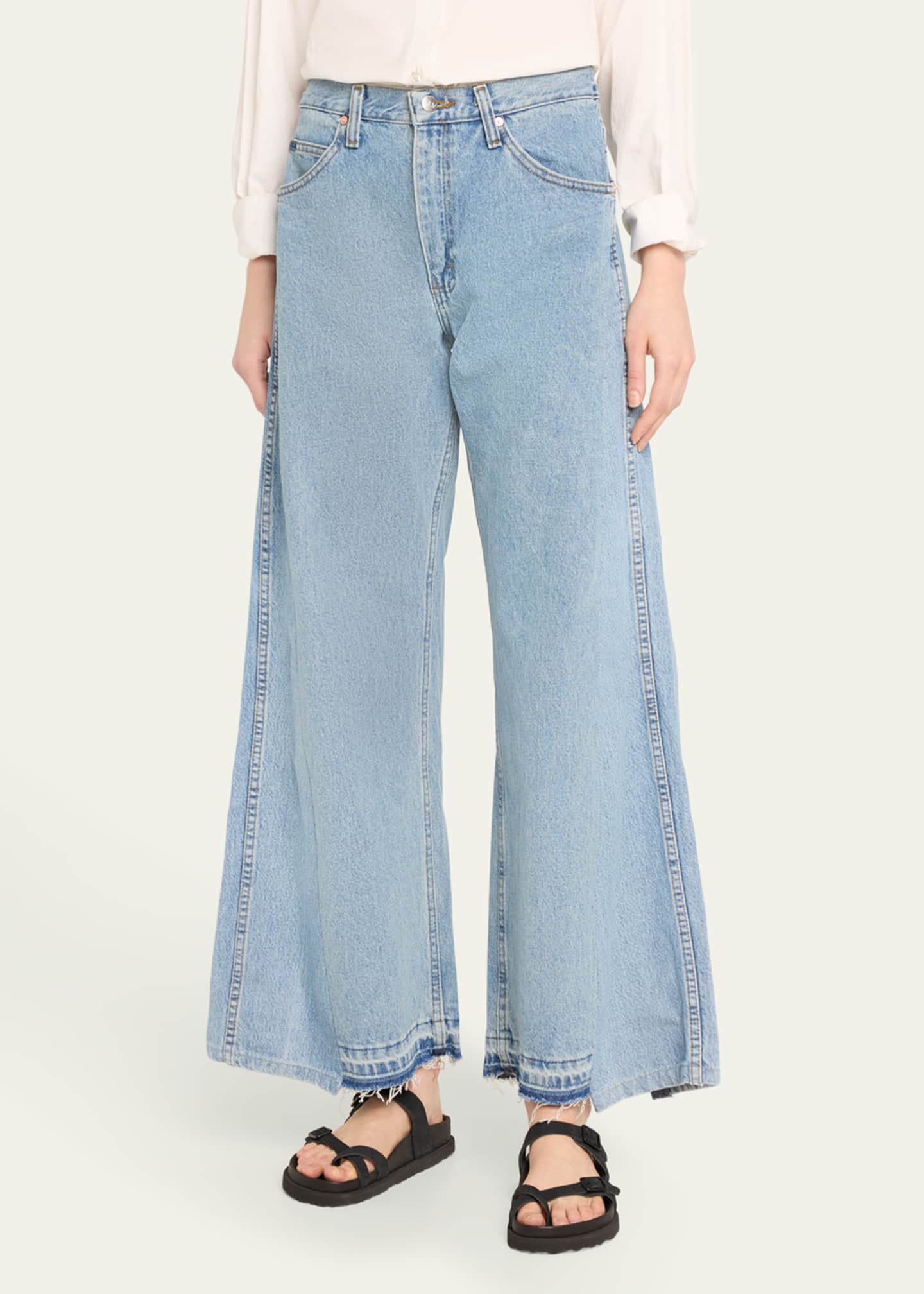 E.L.V Denim Freya Slouchy Wide-Leg Jeans Image 4 of 5