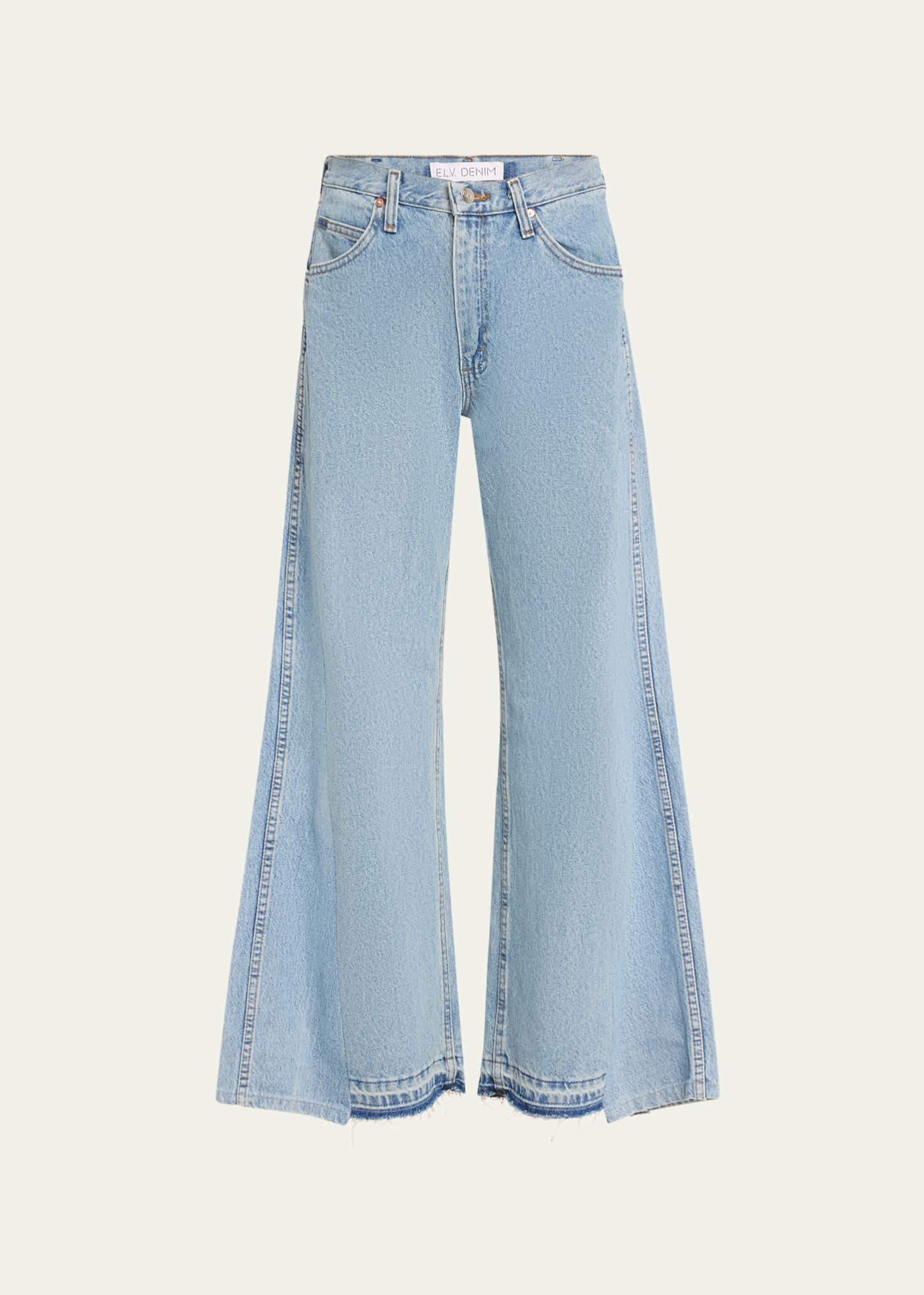 E.L.V Denim Freya Slouchy Wide-Leg Jeans Image 1 of 5