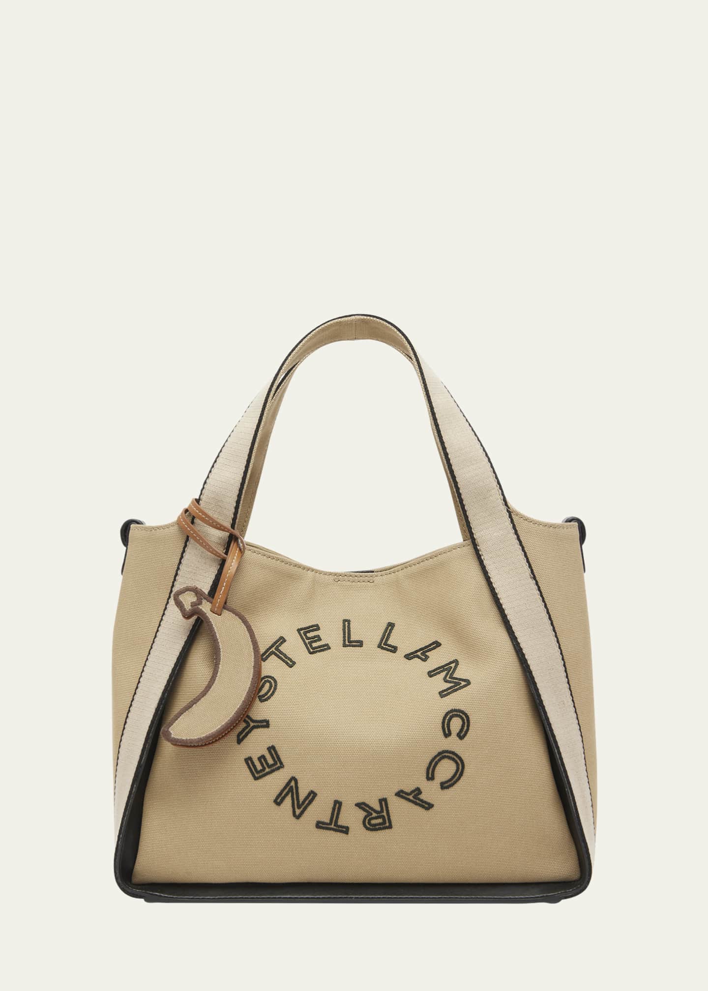 Stella McCartney Logo Canvas Shopper Tote Bag Bergdorf Goodman