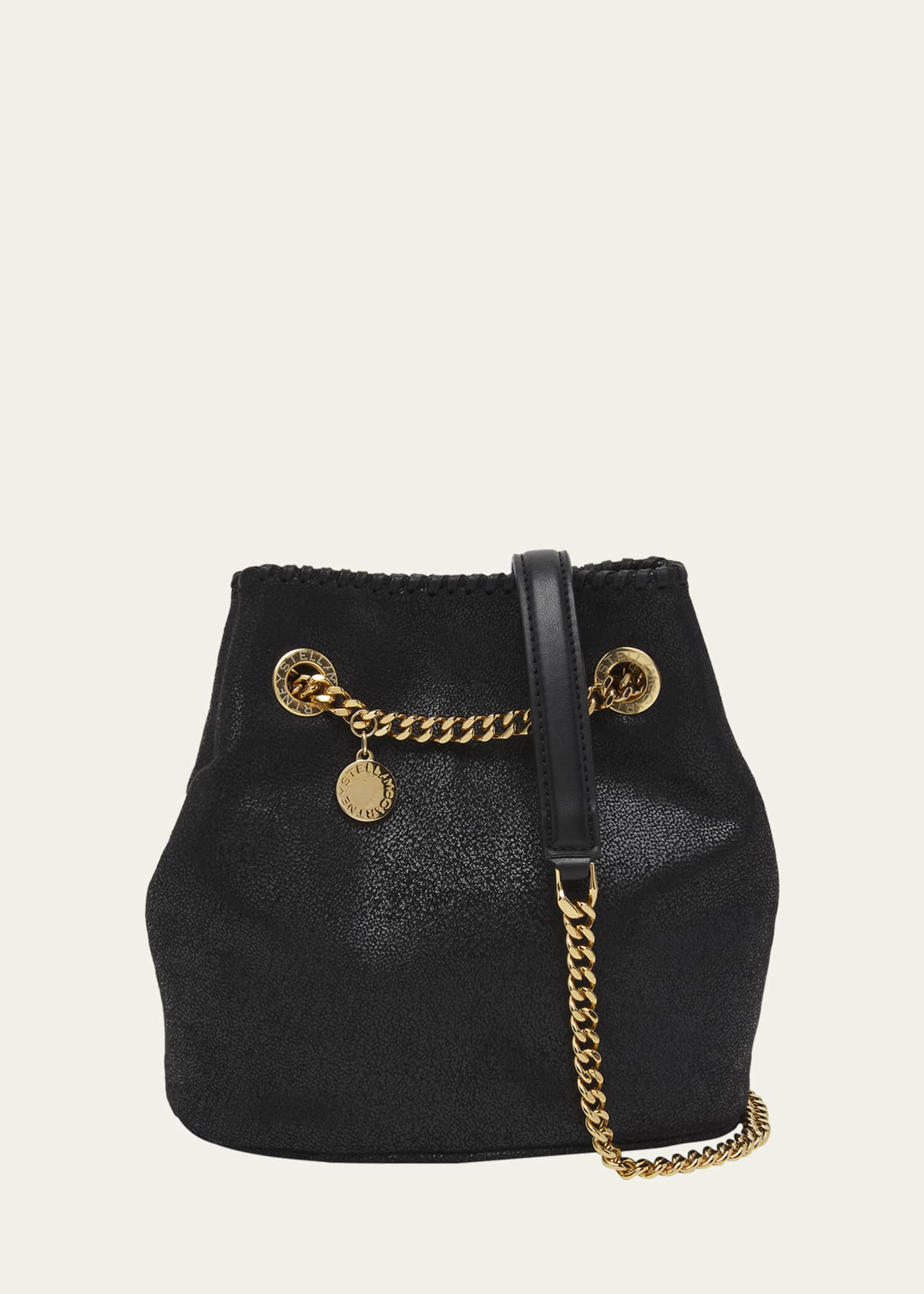 Stella McCartney Falabella Vegan Leather Chain Bucket Bag - Bergdorf Goodman