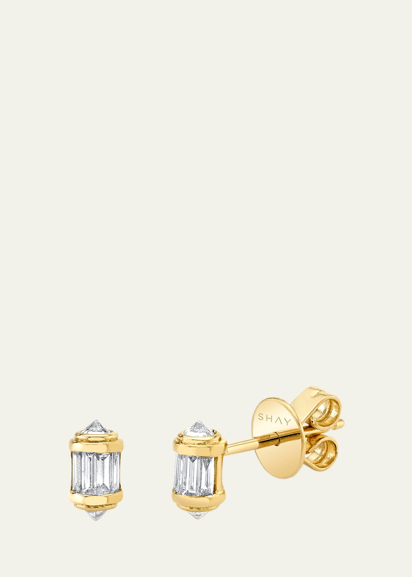 SHAY Diamond Ripple Stud Earrings