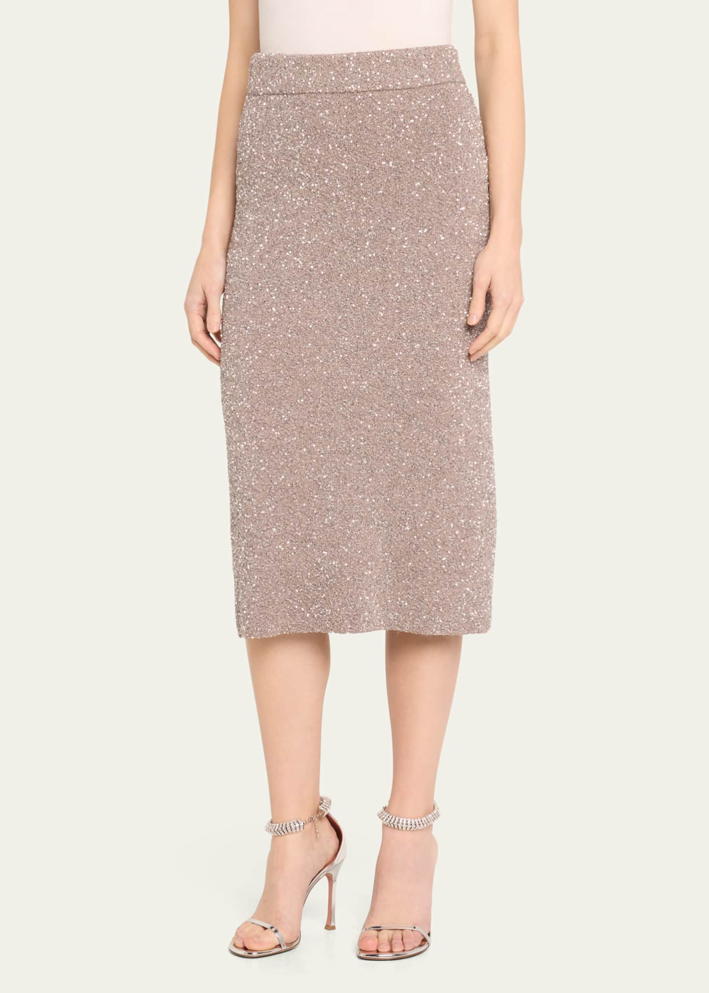 Altuzarra Carlson Sparkle Midi Skirt Bergdorf Goodman